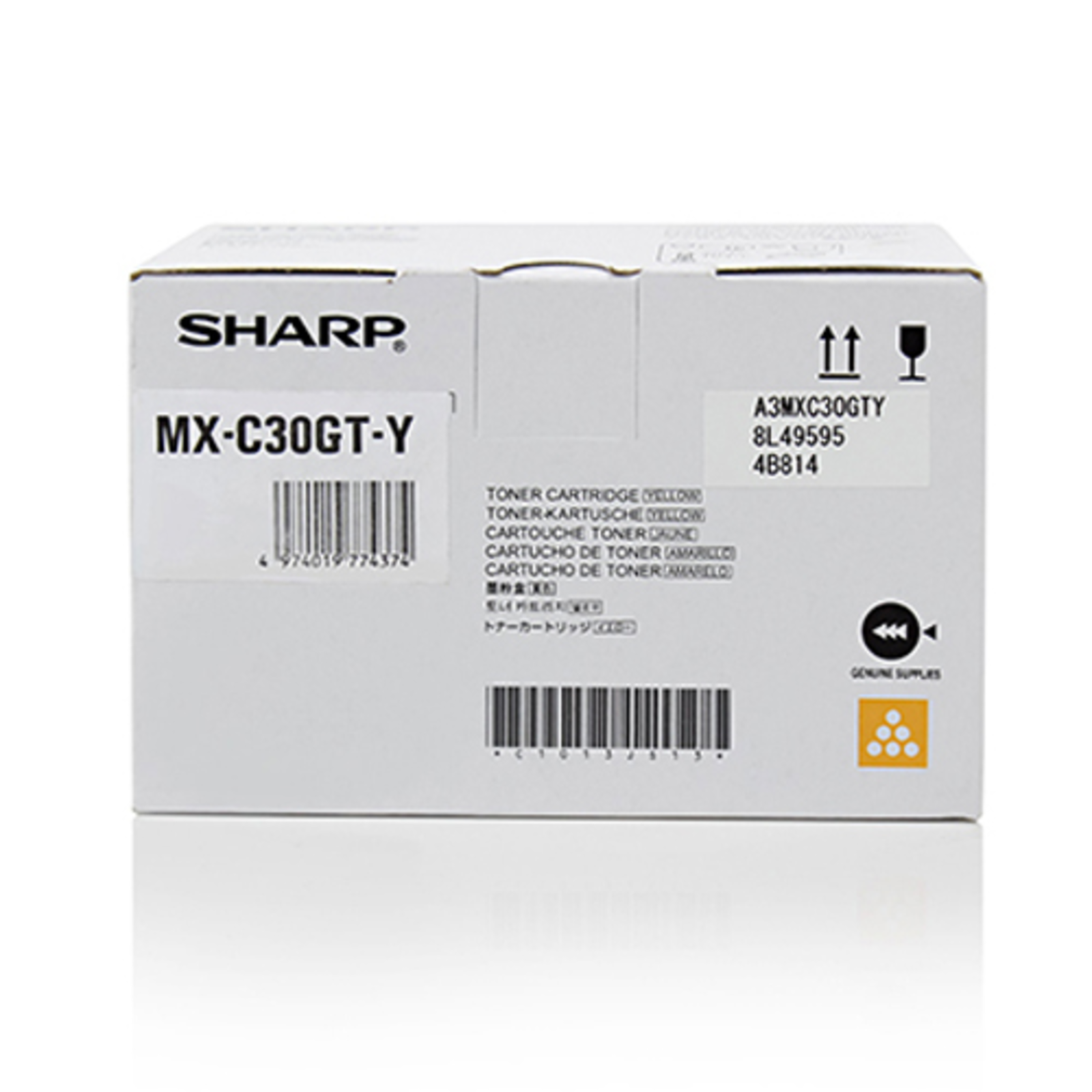 Sharp Toner Yellow MXC30GTY