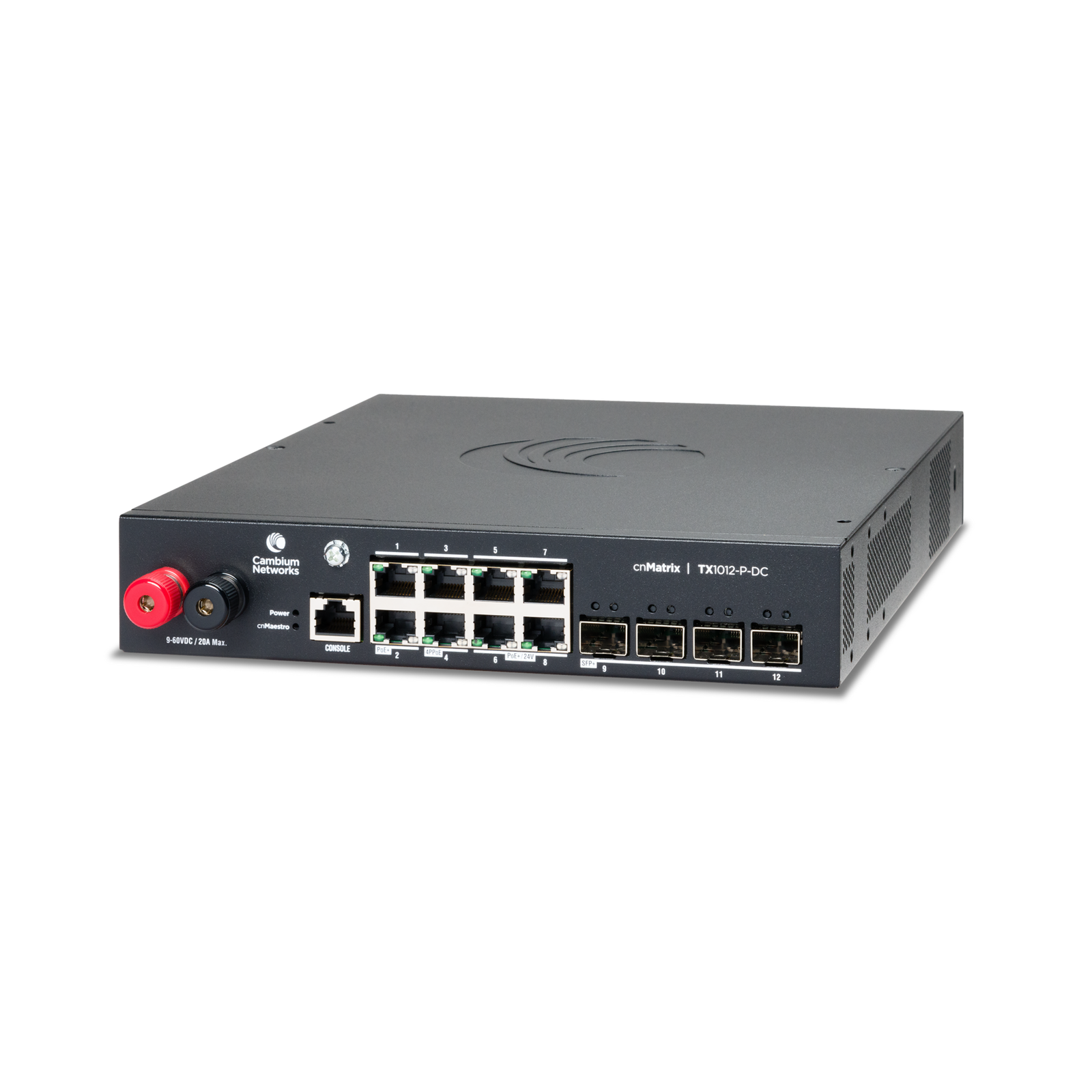 Cambium Networks CnMatrix Switch TX1012-P-DC Managed L2/L3 Gigabit Ethernet (10/100/1000) Pow