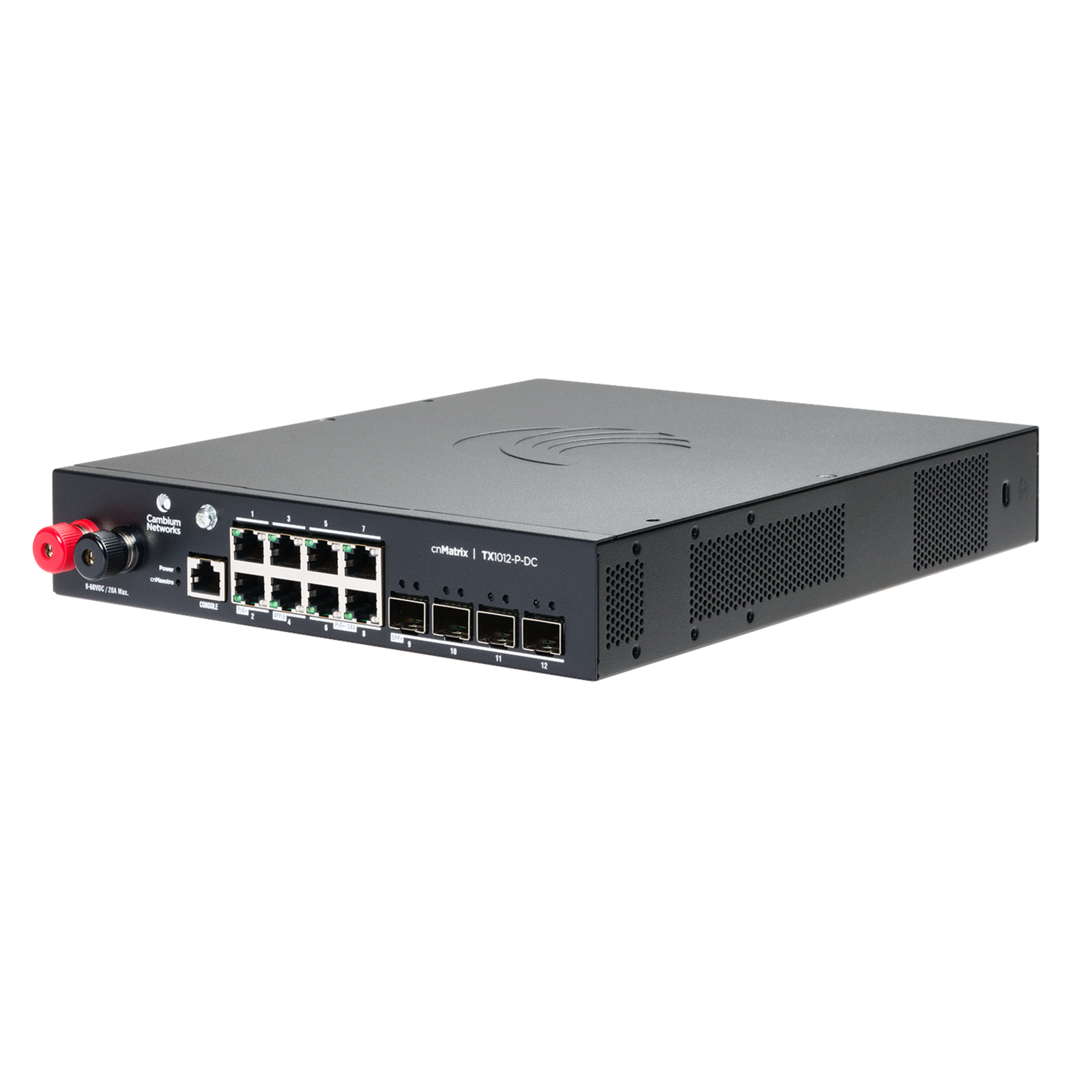 Cambium Networks CnMatrix Switch TX1012-P-DC Managed L2/L3 Gigabit Ethernet (10/100/1000) Pow