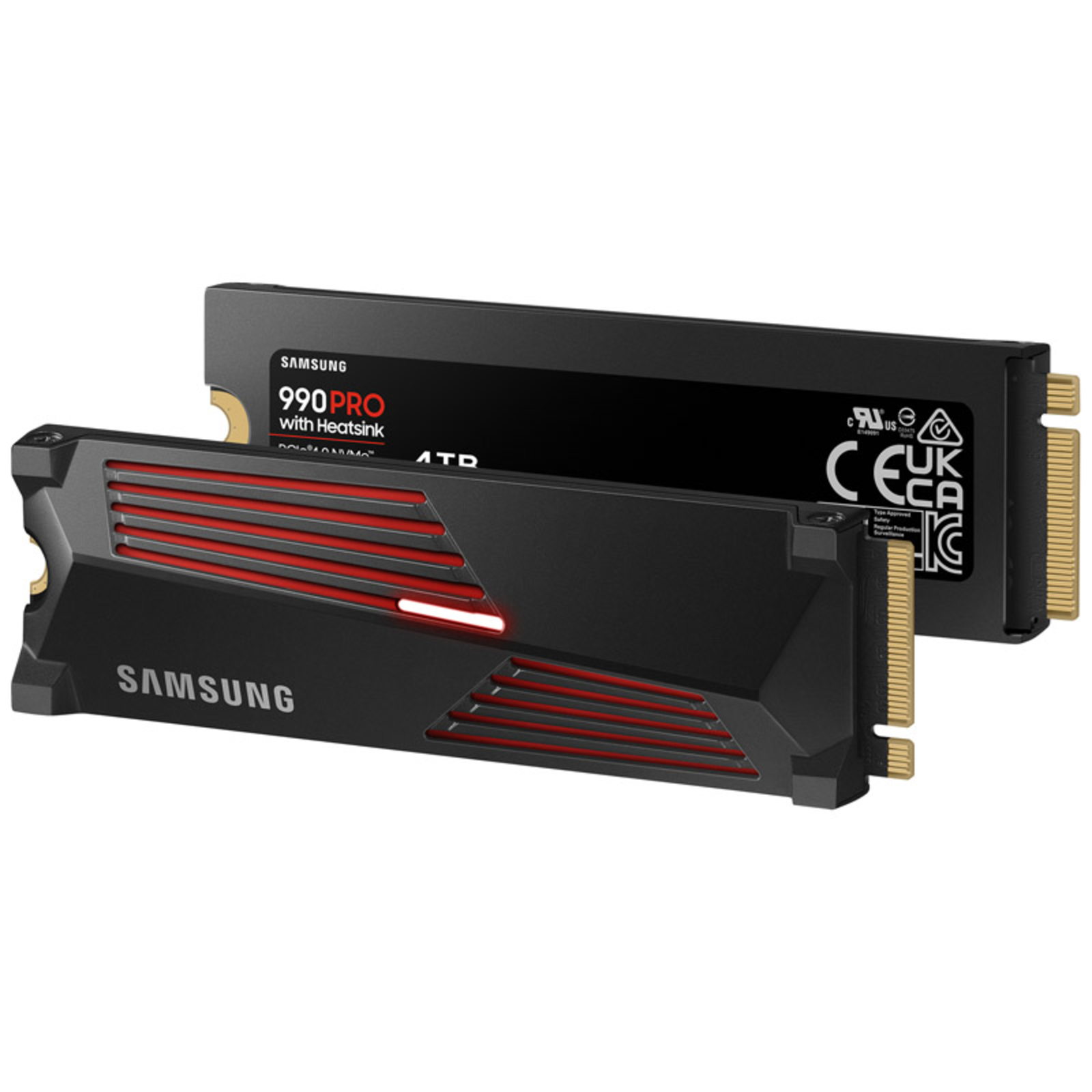 Samsung Solid State Drive 4TB M.2 PCI-E NVMe Gen4 990 PRO Heatsink