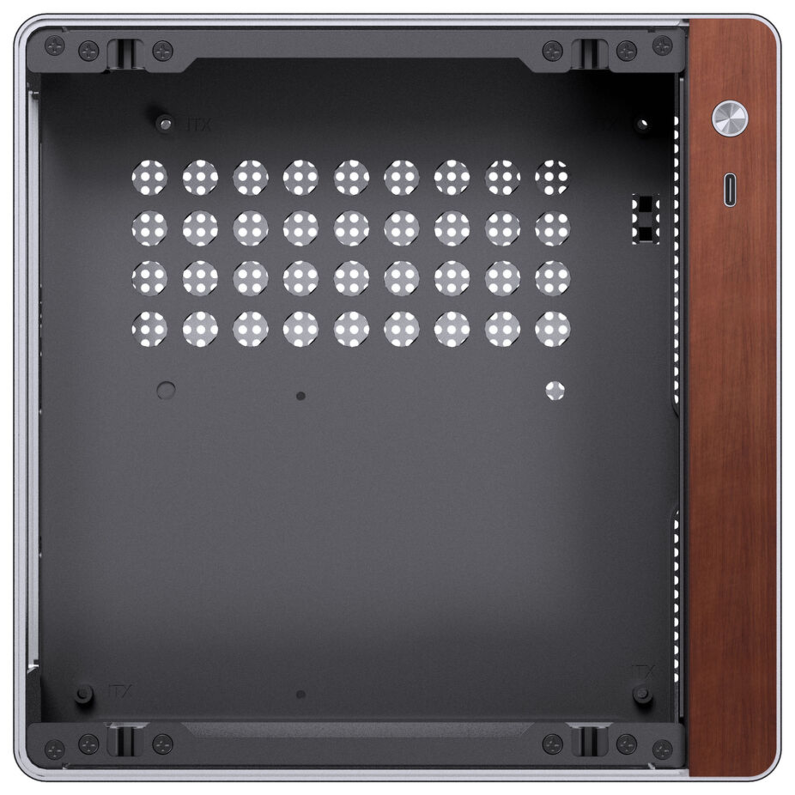 Jonsbo N10 PC Case Mini Tower ITX Silver