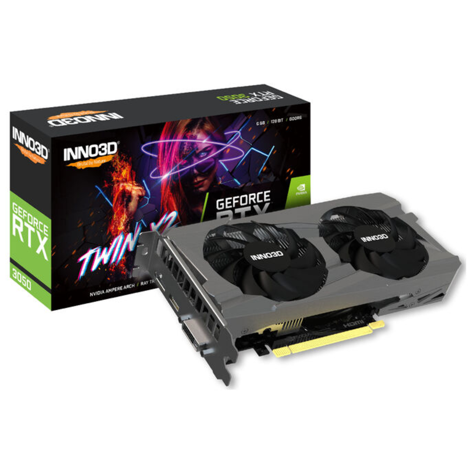 Inno3D Geforce RTX 3050 V2 Twin X2 6GB GDDR6