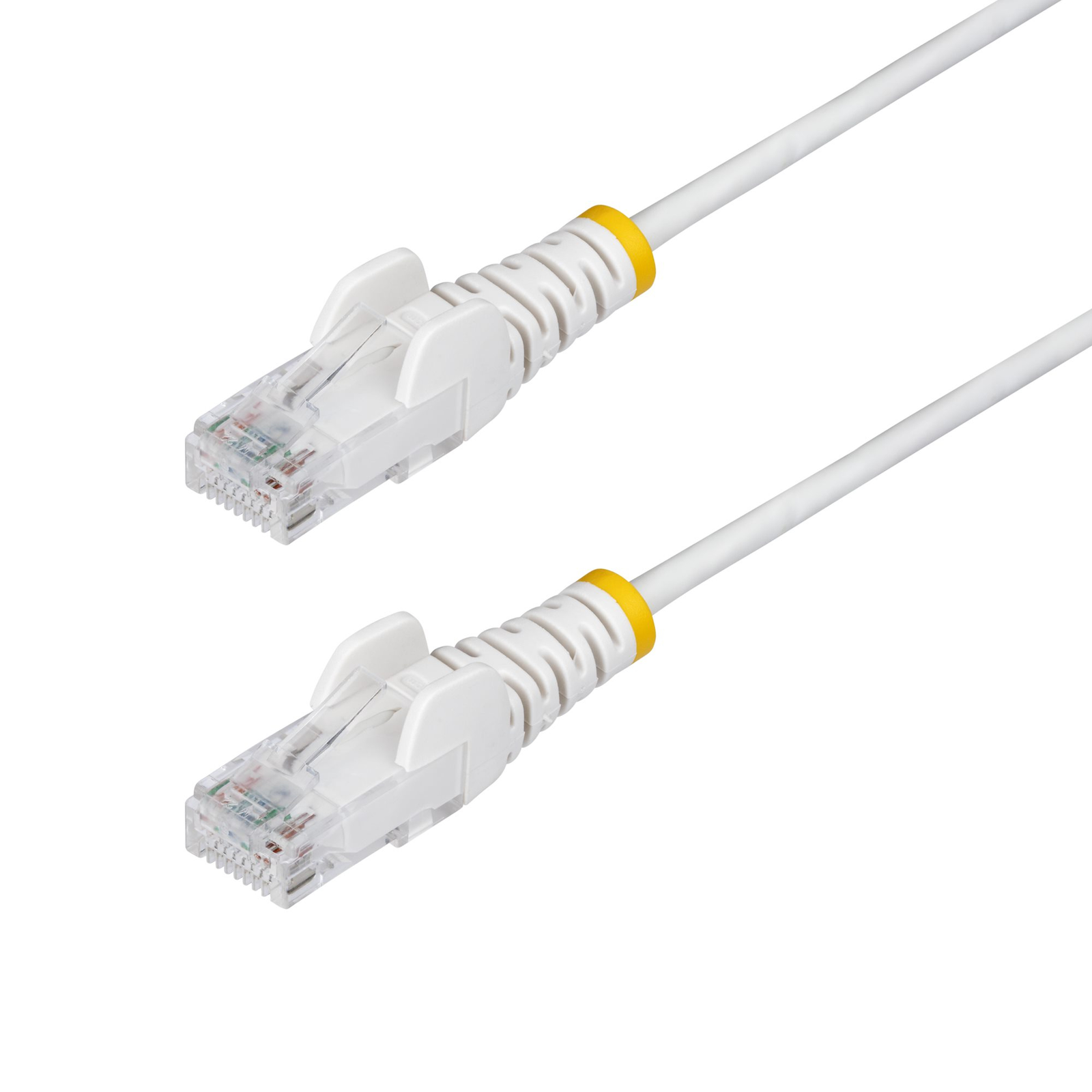 StarTech.com 1 M White Slim CAT6 Ethernet Cable Snagless 28 AWG LSZH Patch Cable RJ-45 (M)