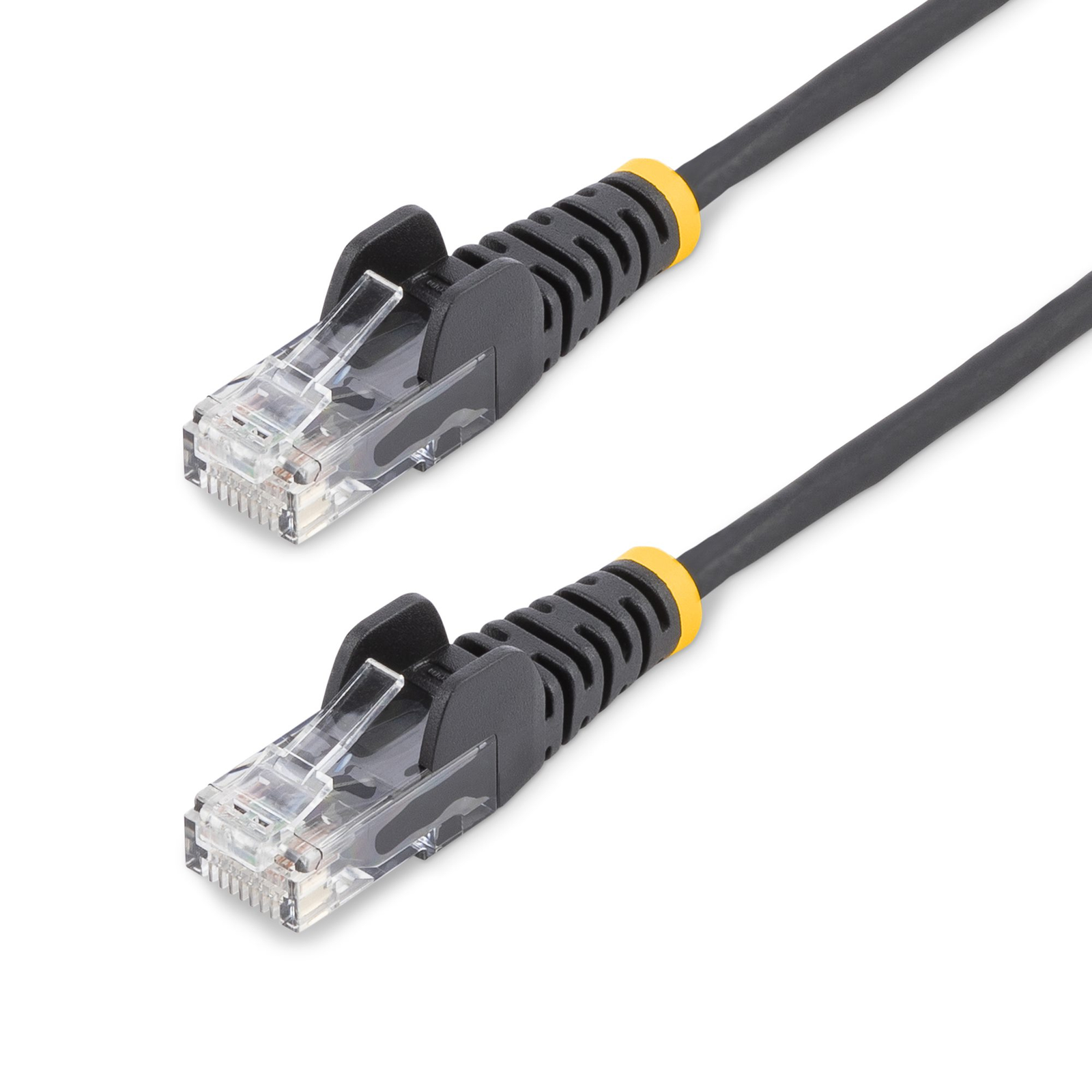 StarTech 10m Black Slim CAT6 Ethernet Cable Snagless 28AWG LSZH Patch Cable RJ-45 (M)