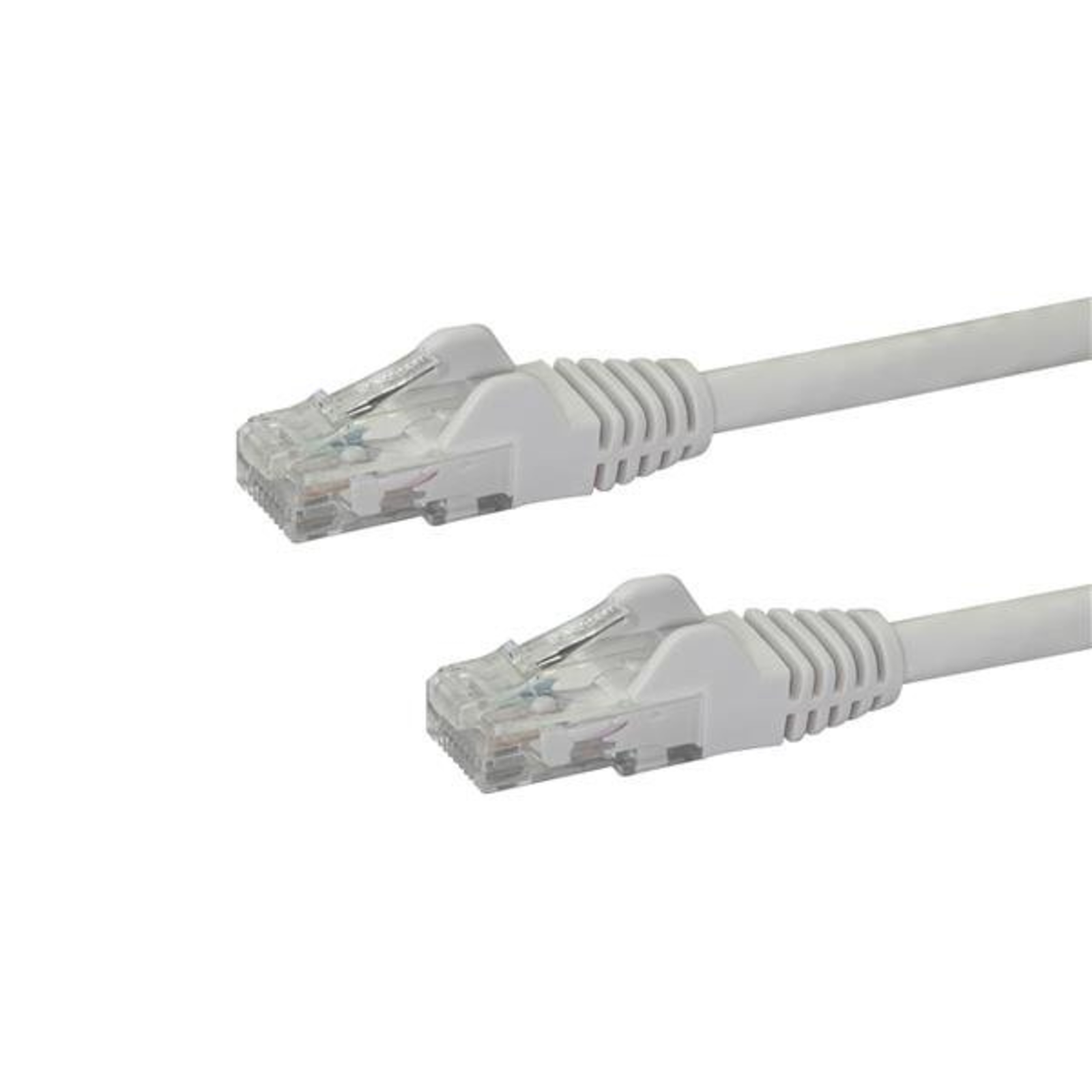 StarTech.com 2m Cat6 Gigabit Snagless Patch Cable RJ45 UTP Network CablePredective Sleeve Cat White