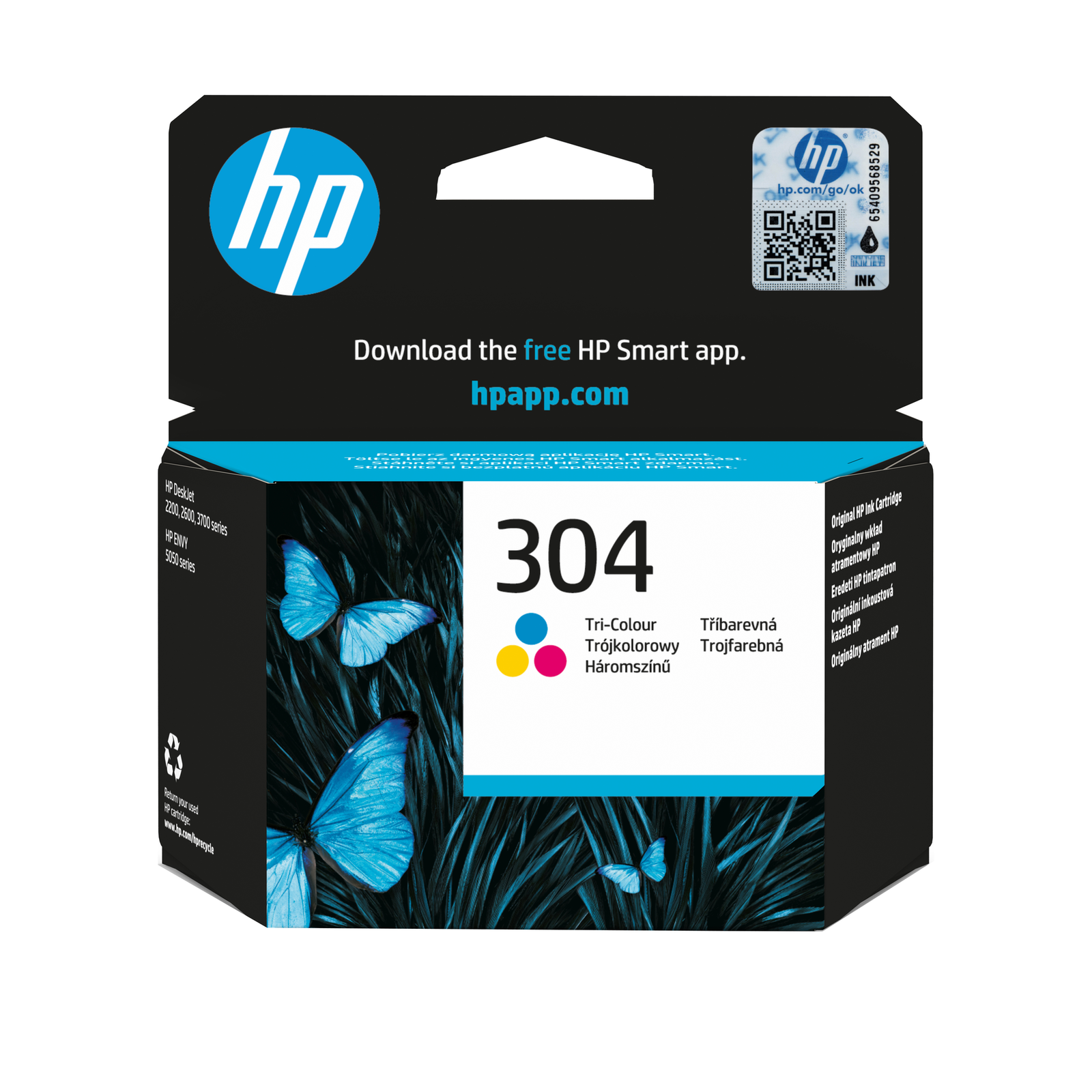 HPI 304 Color cyan magenta Yellow 100 Pages Ink N9K05AE