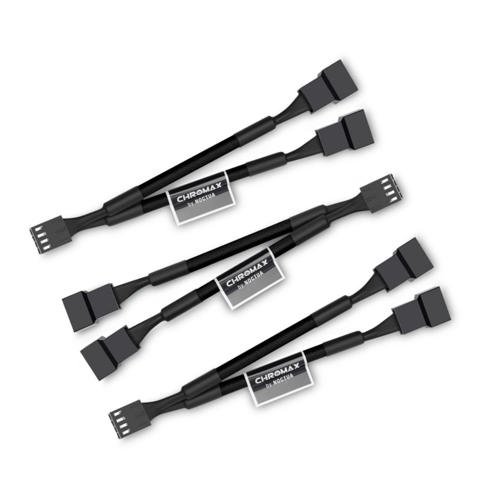 Noctua NA-SYC1 Chromax.black Y-splitter Cable Set for Fans Black