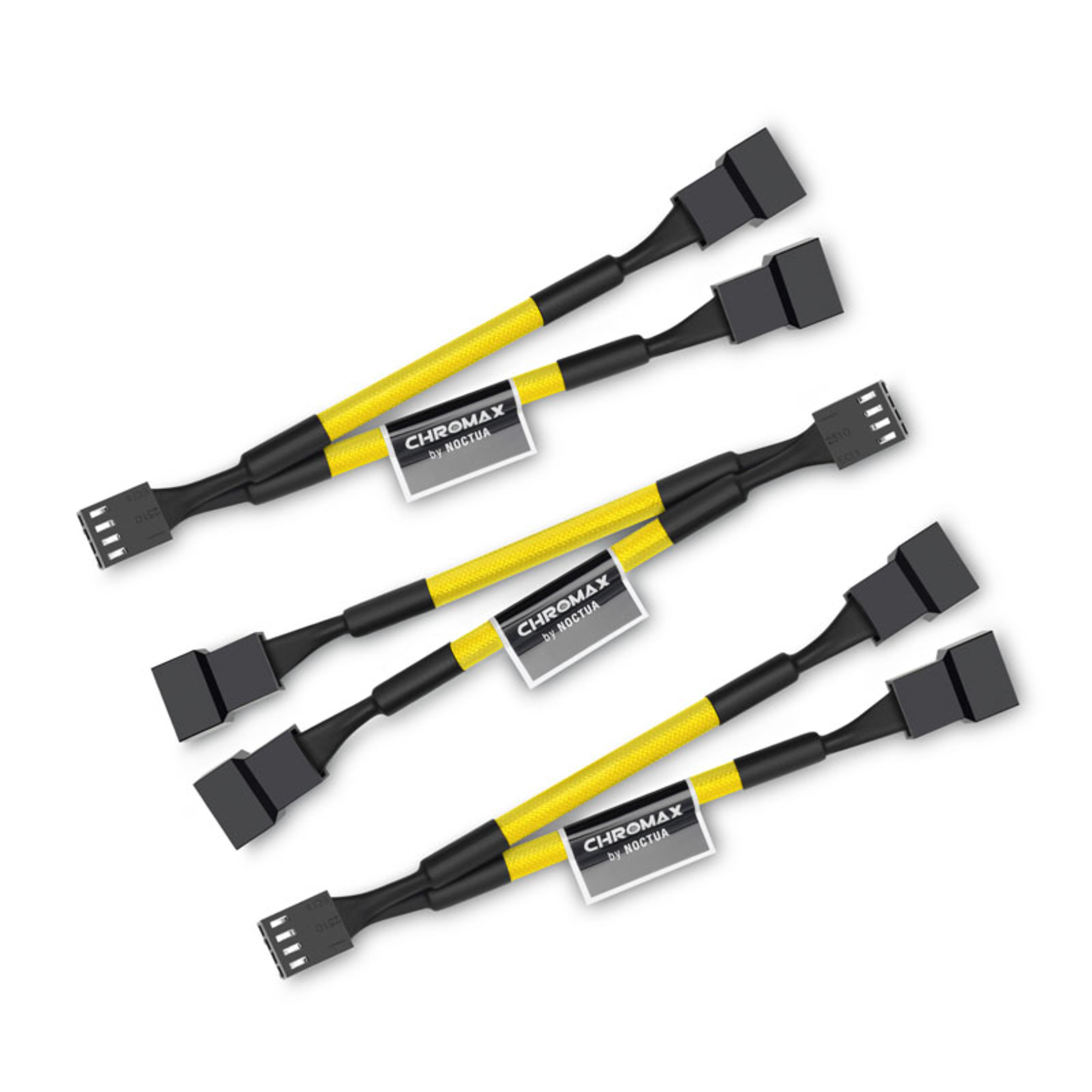 Noctua NA-SYC1 Chromax.yellow Y-splitter Cable Set for Fans Yellow