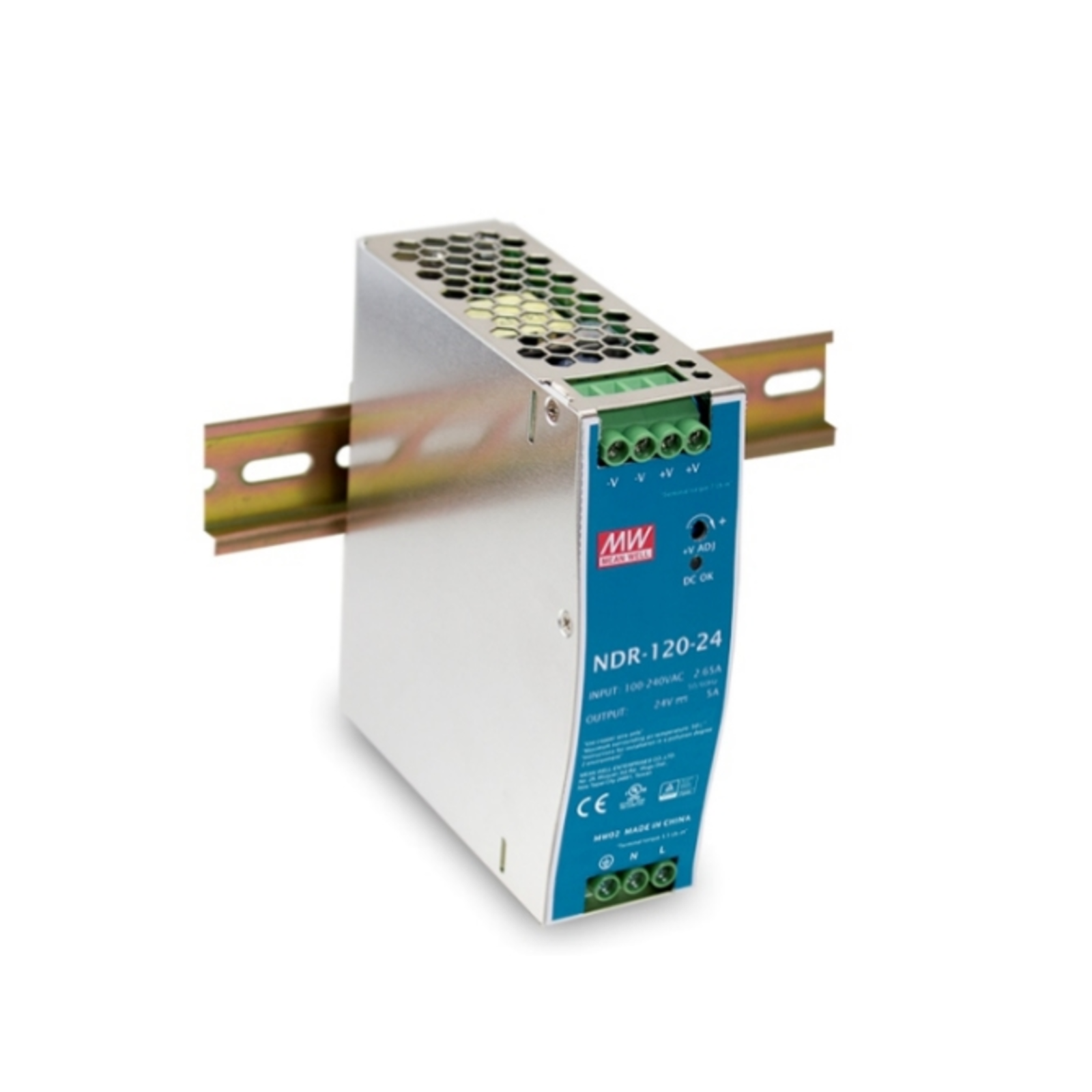 Meanwell VIVOTEK NDR-120-48 Power Supply (DIN Rail Mounting Possible)