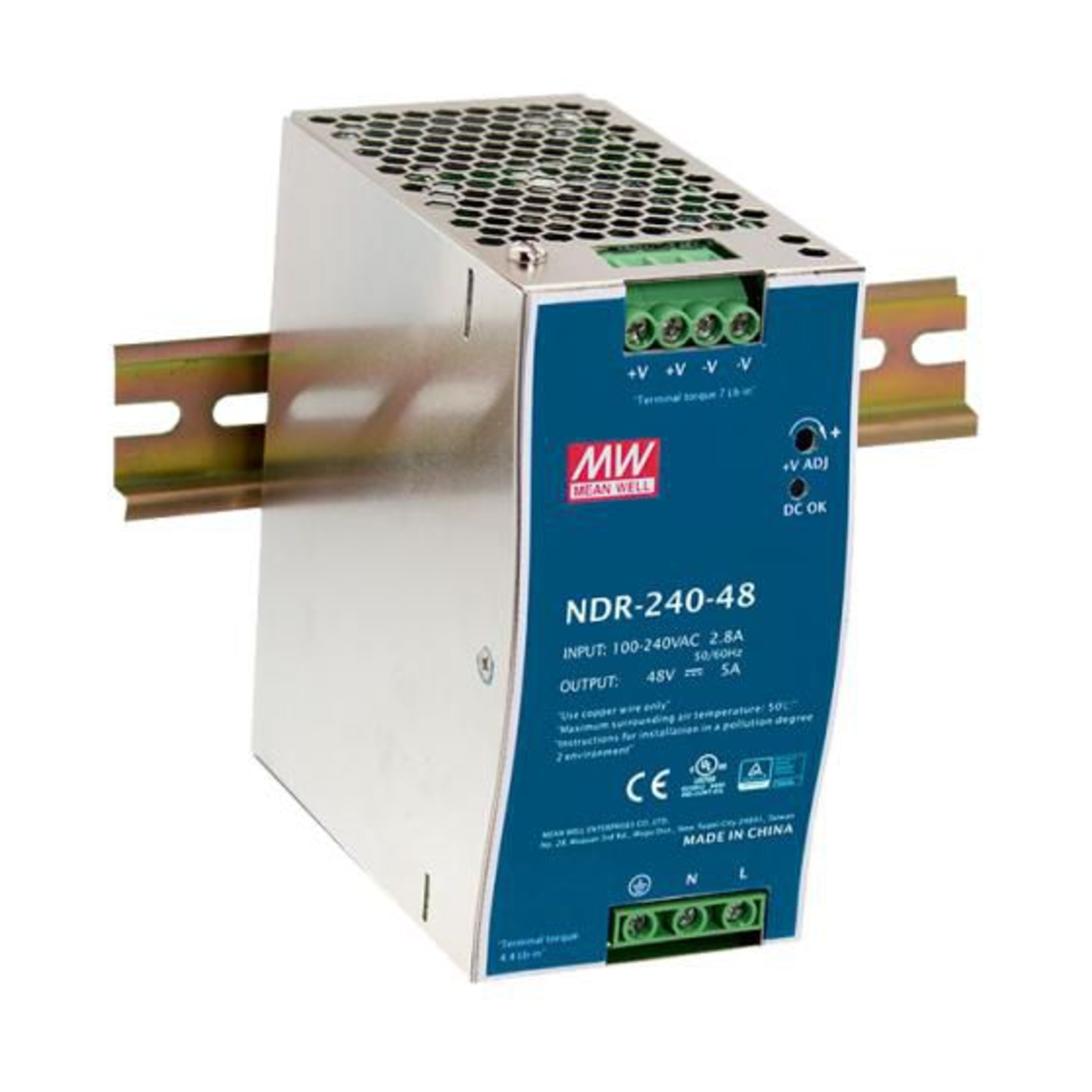 EFB Elektronik VIVOTEK NDR-240-48 Power Supply (DIN Rail Mounting Possible)