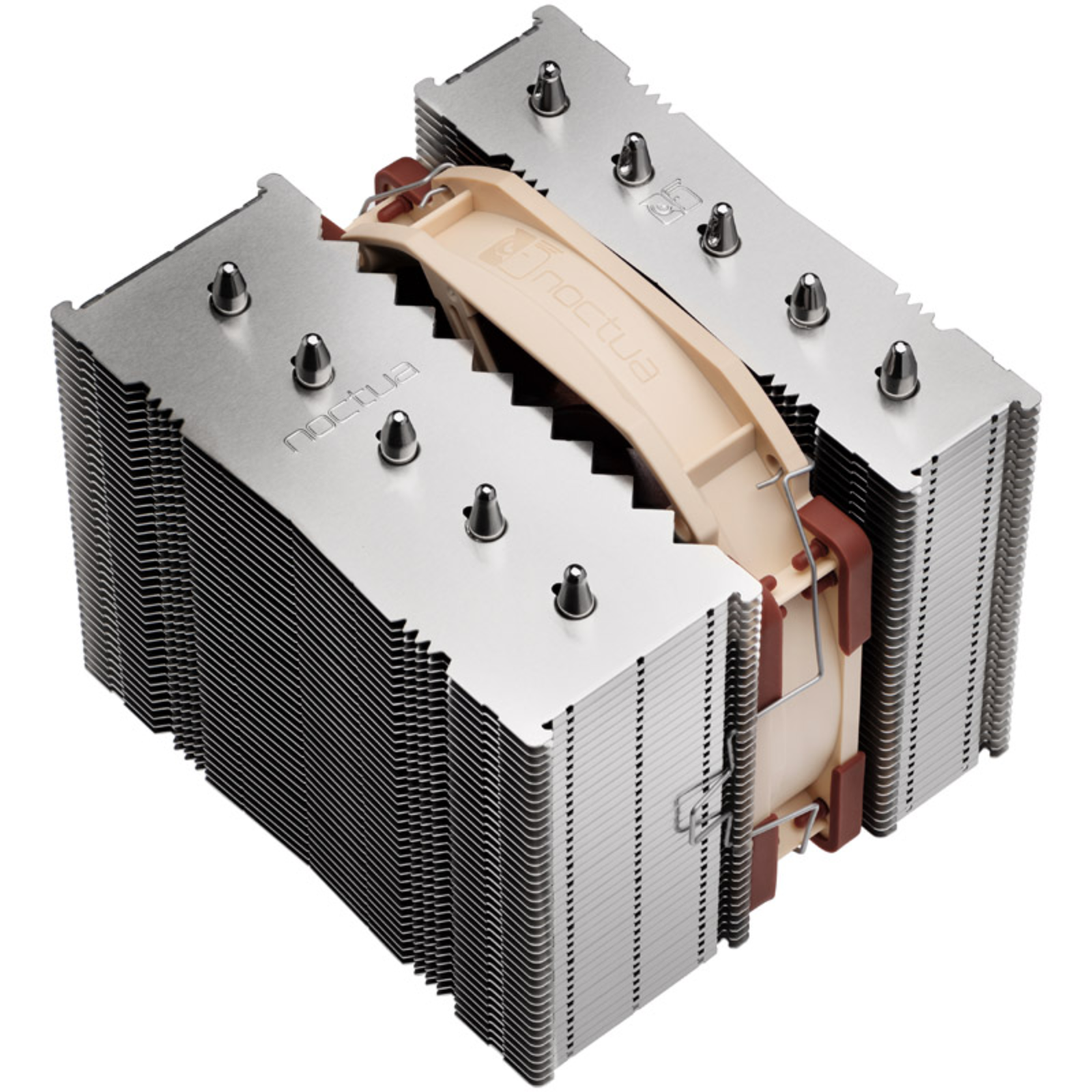 Noctua NH-D12L Processor Cooler 1-Pack Brown Silver 120mm