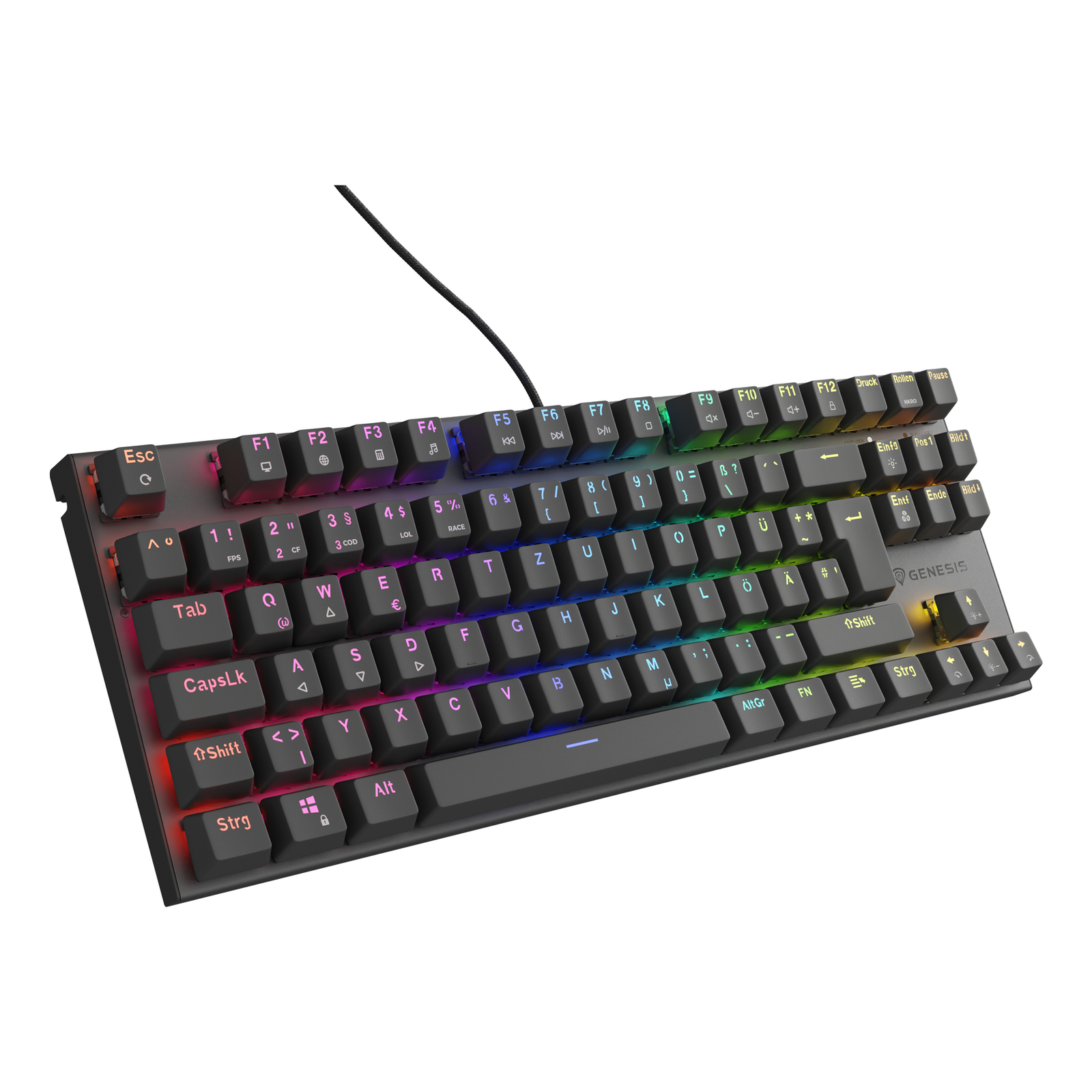 Genesis Gaming Keyboard THOR 303 TKL Brown Wired DE