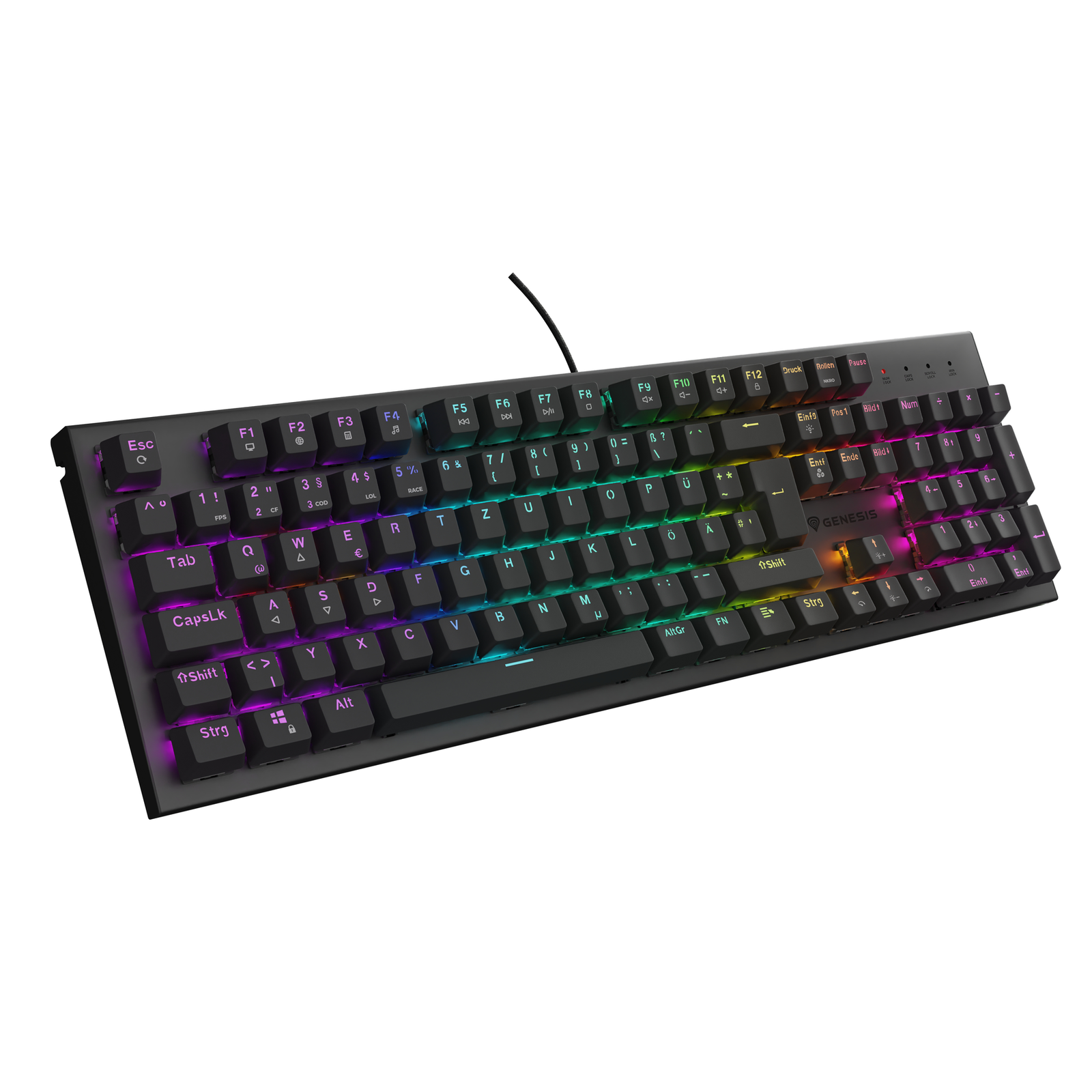 Genesis Gaming Keyboard THOR 303 Brown Wired DE