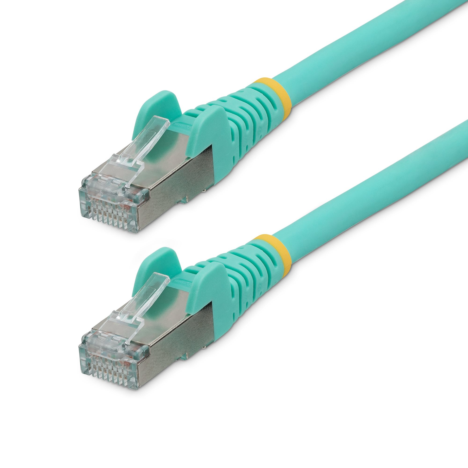 StarTech.com 50cm CAT6a Ethernet Cable Aqua Low Smoke Zero Halogen (LSZH)