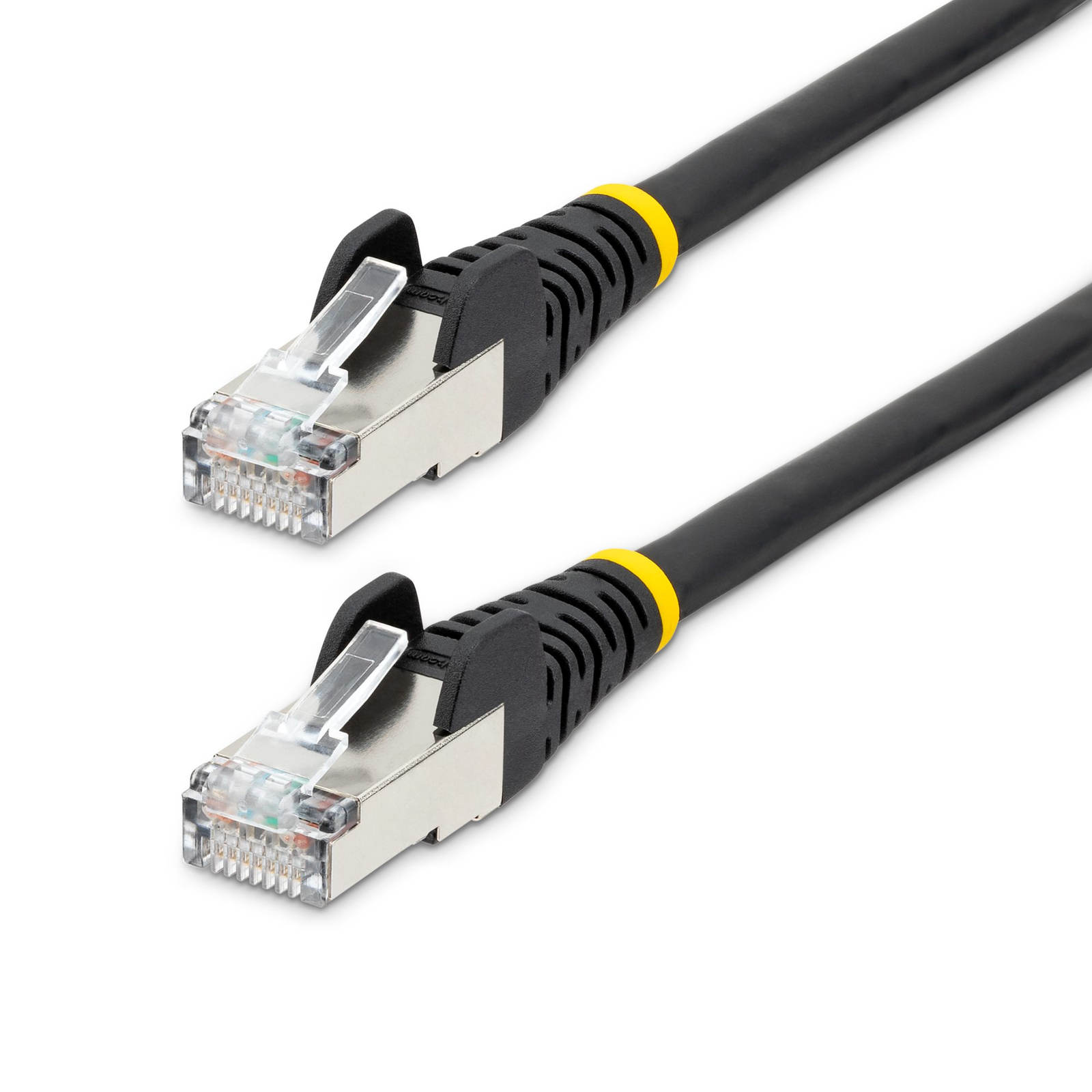 StarTech.com 1m CAT6a Ethernet Cable Black Low Smoke Zero Halogen (LSZH)