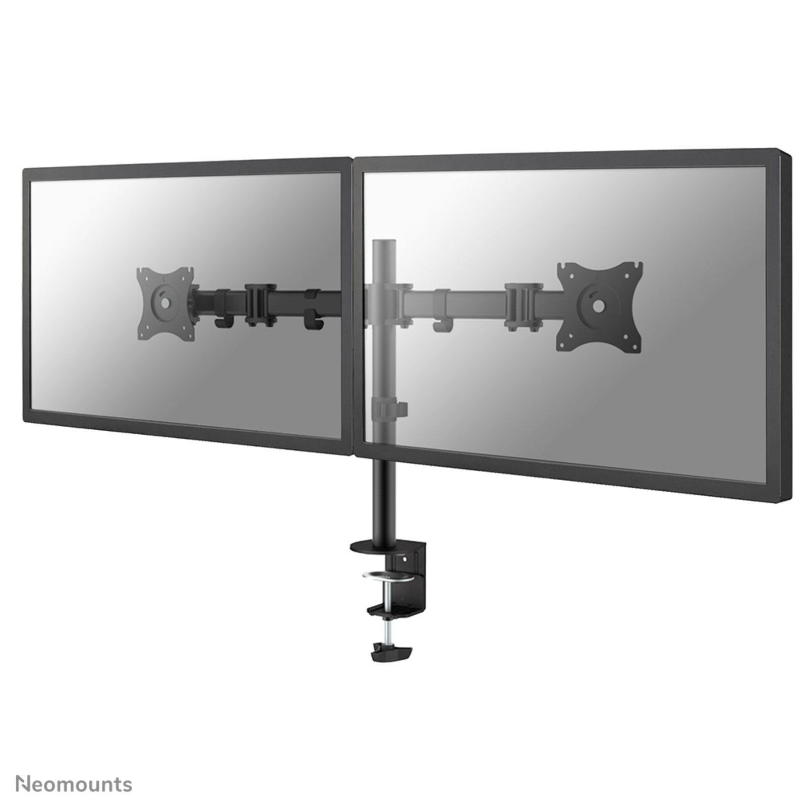 Neomounts NM-D135DBLACK Dual Monitor Desk Mount
