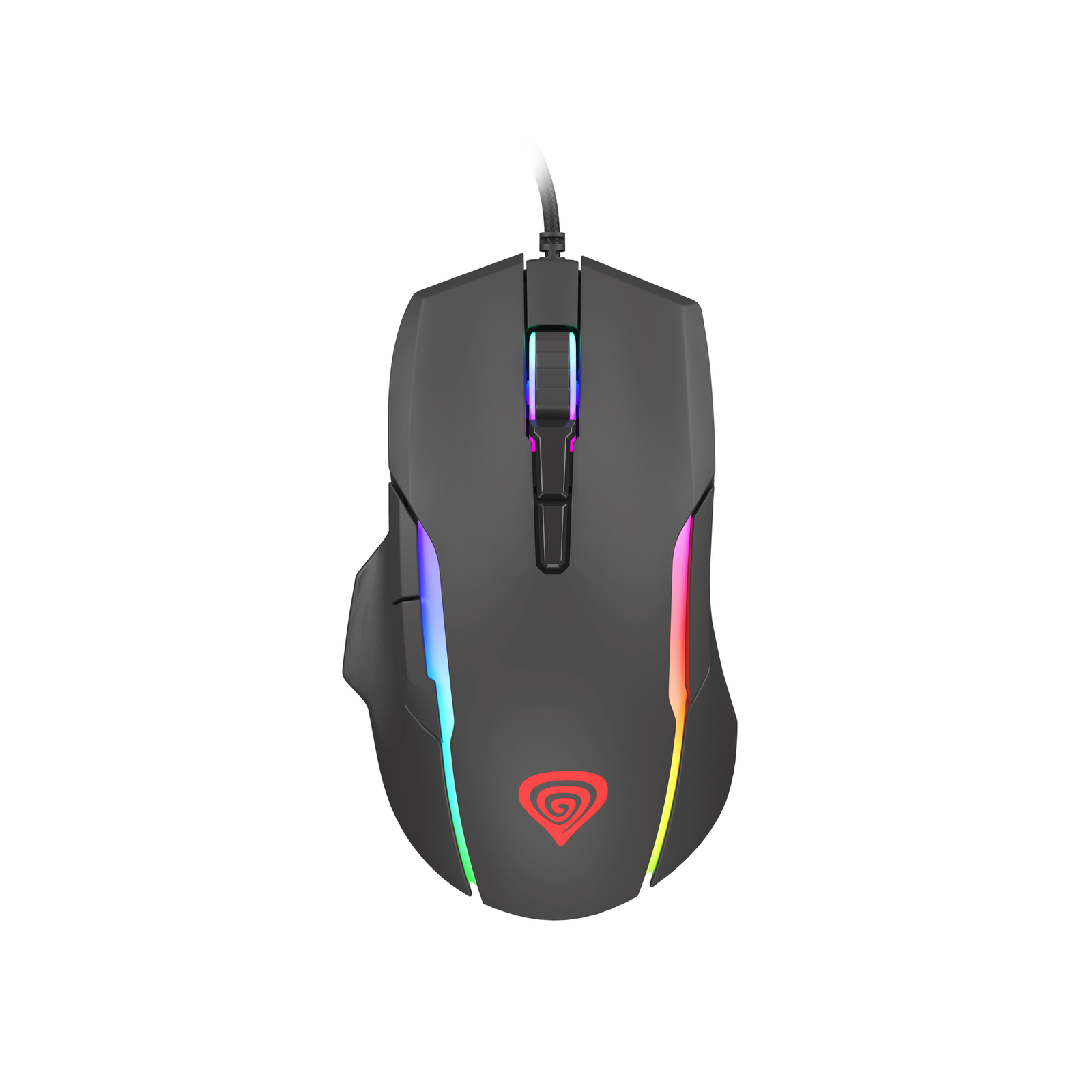 Natec Genesis Xenon 220 RGB NMG-1572 Mouse Optical 6400 DPI Colour Black