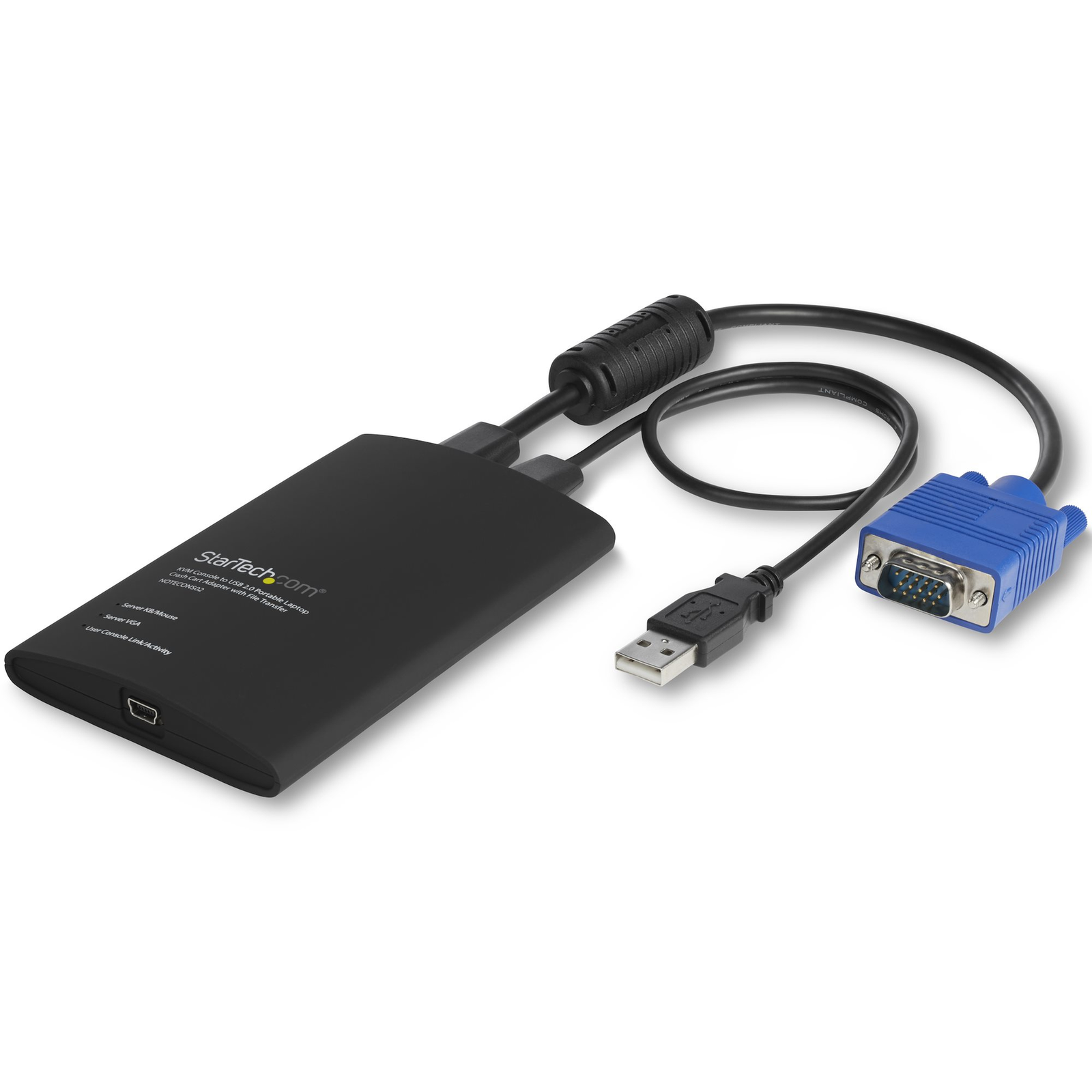 StarTech.com KVM USB CRASH CART W FILE XFER