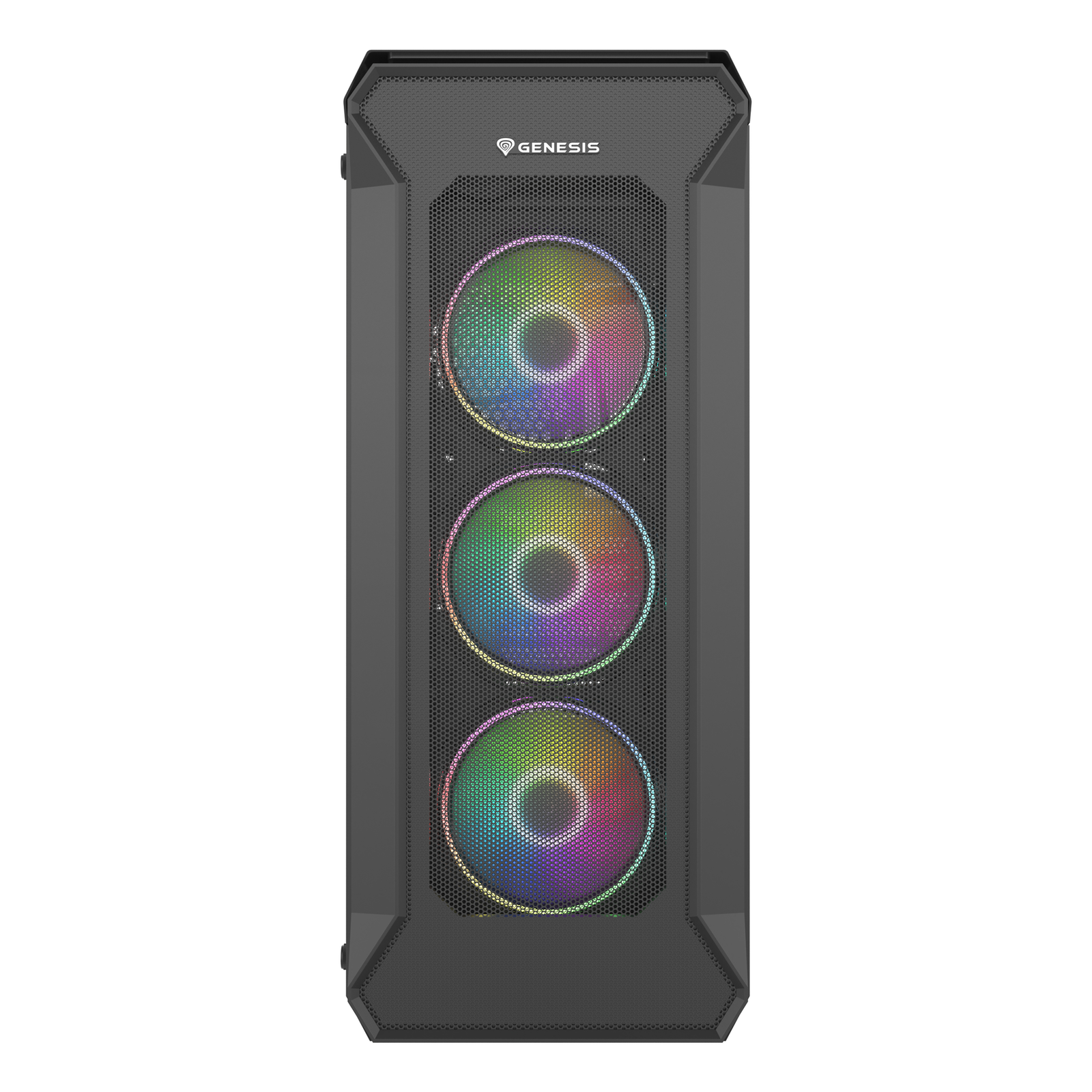 Natec Genesis Irid 505 ARGB Case NPC-1518 ATX Micro ATX Mini ITX Colour Black