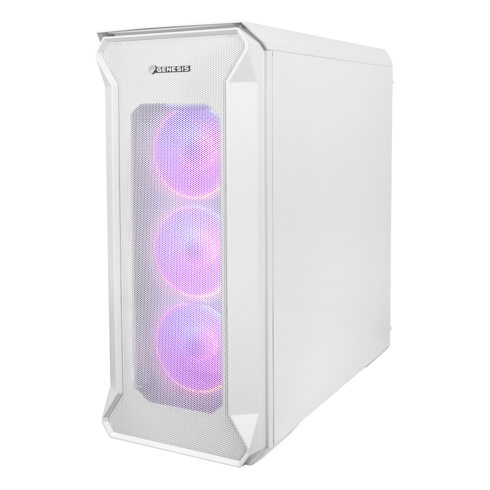 Genesis Case IRID 505 ARGB V2 with Viewing Window White