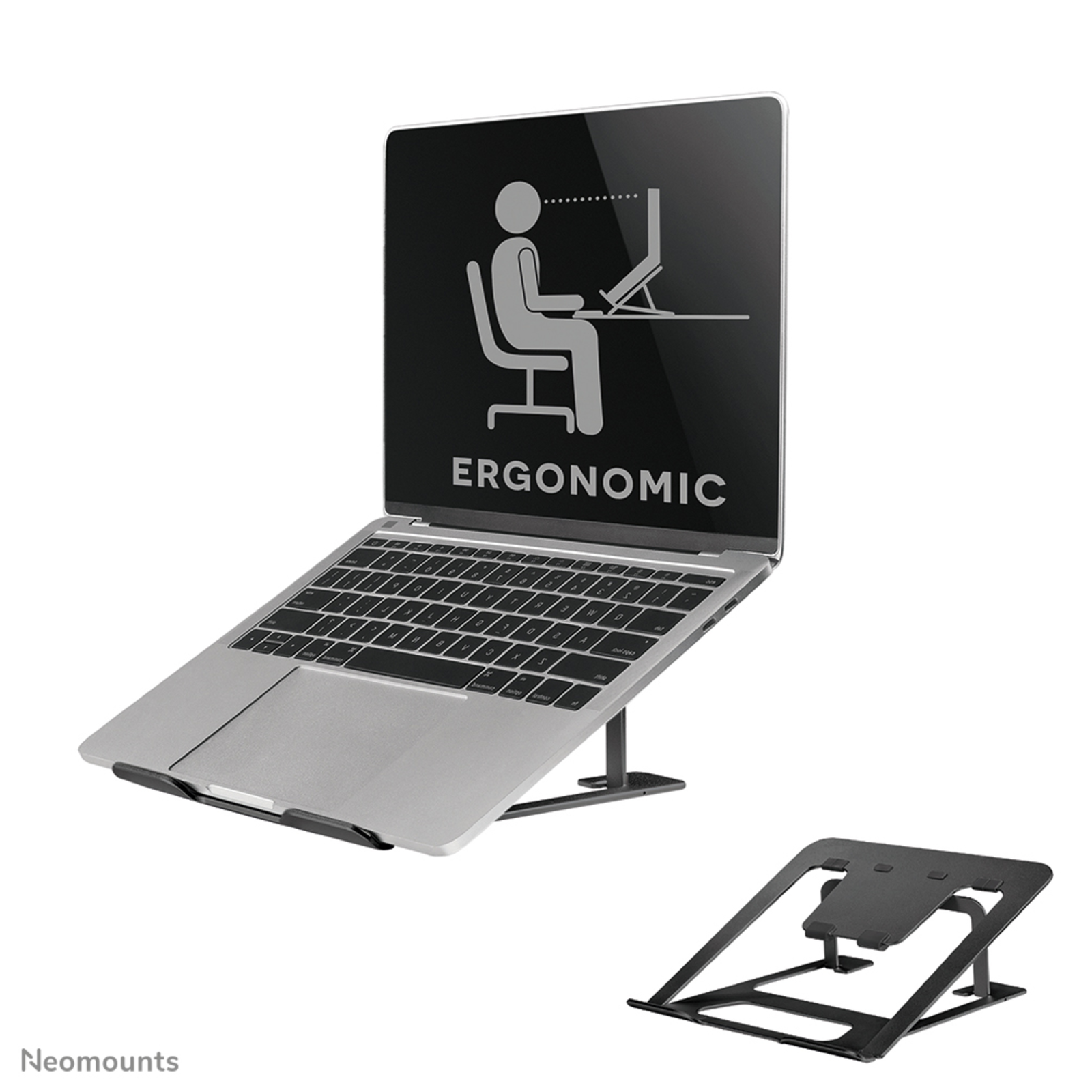 Neomounts Foldable Laptop Stand Laptop Stand Black 25.4cm 10