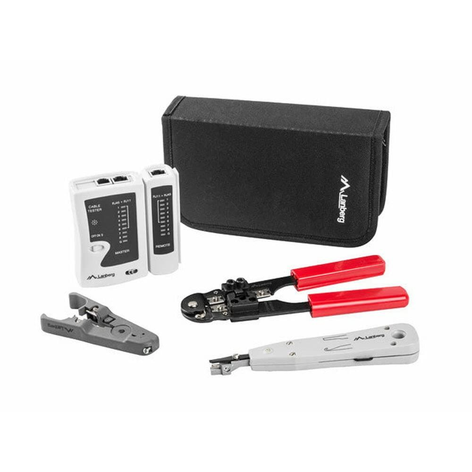 Lanberg NT-0301 LAN Construction Toolkit Black Colour