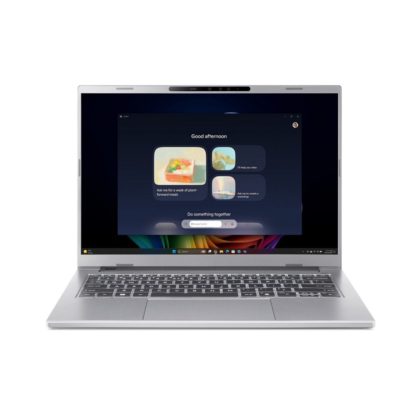 Acer Aspire 14 AI A14-61M 180 Hinge Design AMD Ryzen 7 350 2 GHz Win11H Radeon 860M 32GBRAM 35.6cm