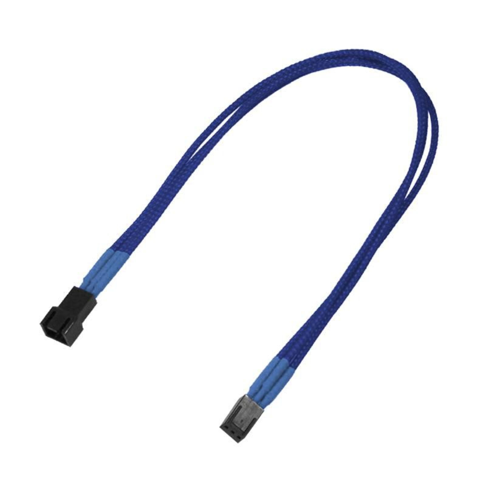 Nanoxia Extension Cable for Fan Power Supply Molex 3-pin (W)