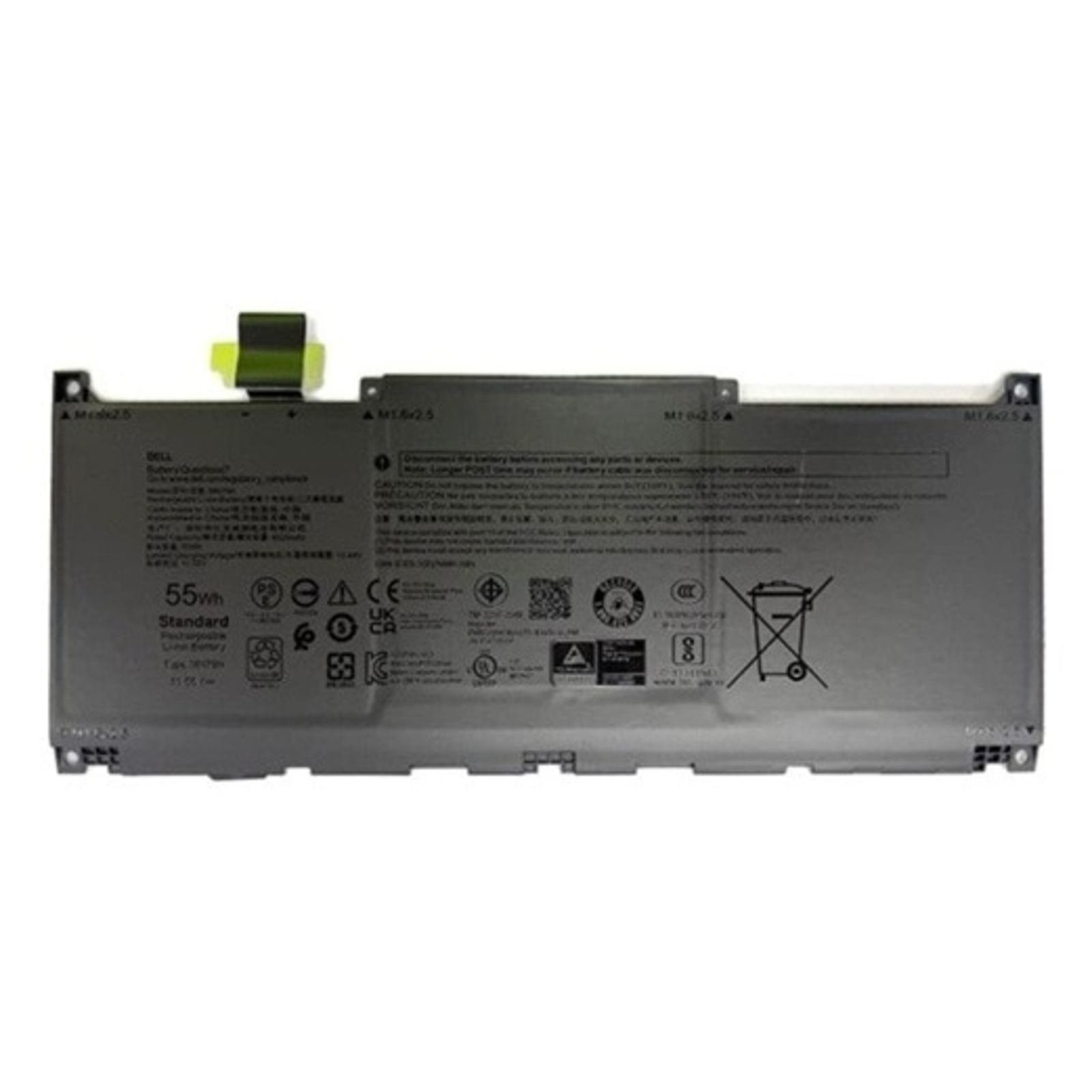 Dell 55Wh Lithium-ion Battery for Laptops Battery 4,524 MAh