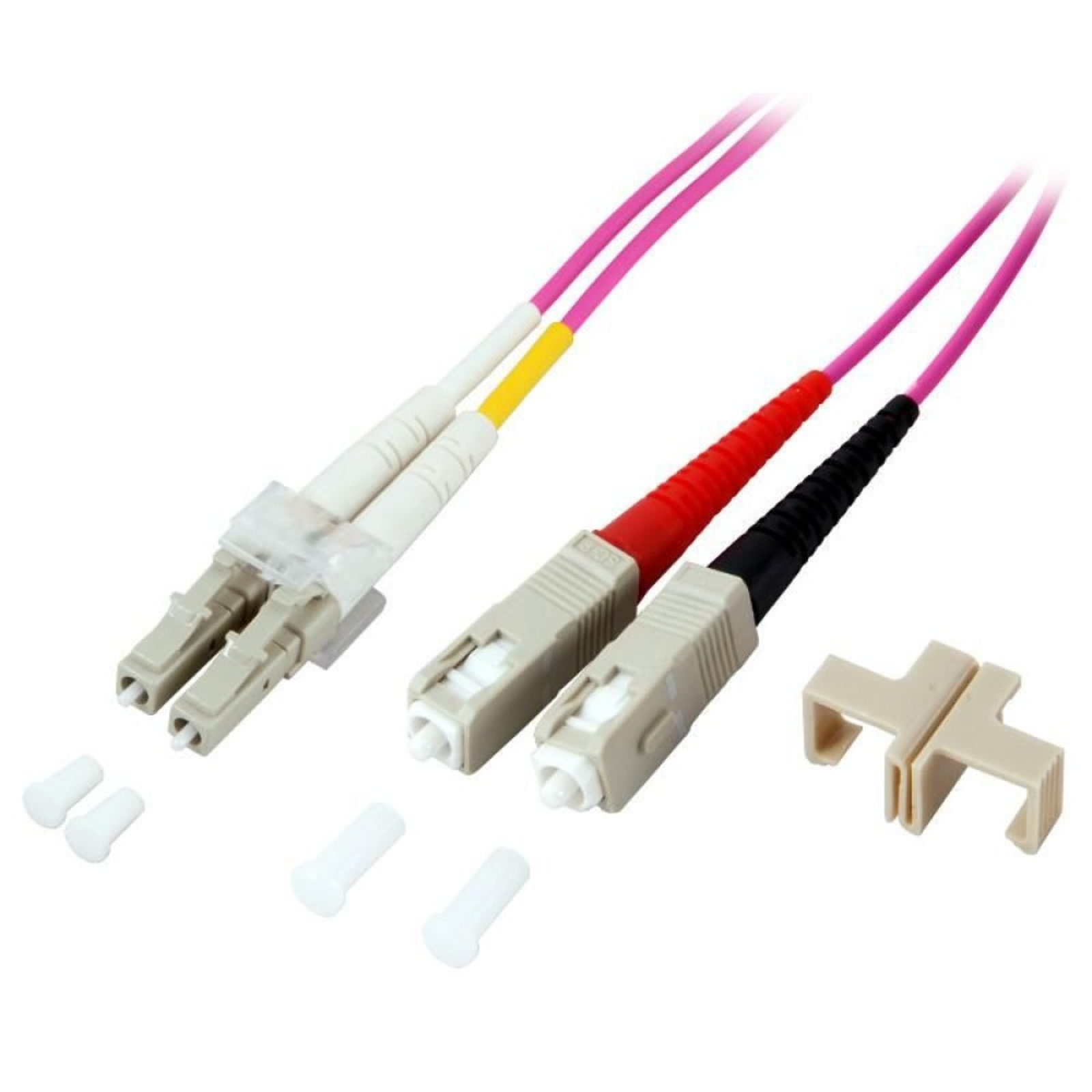 EFB Elektronik O0323.20 Duplex Jumper LC-SC 50/125 20 M OM4 Purple