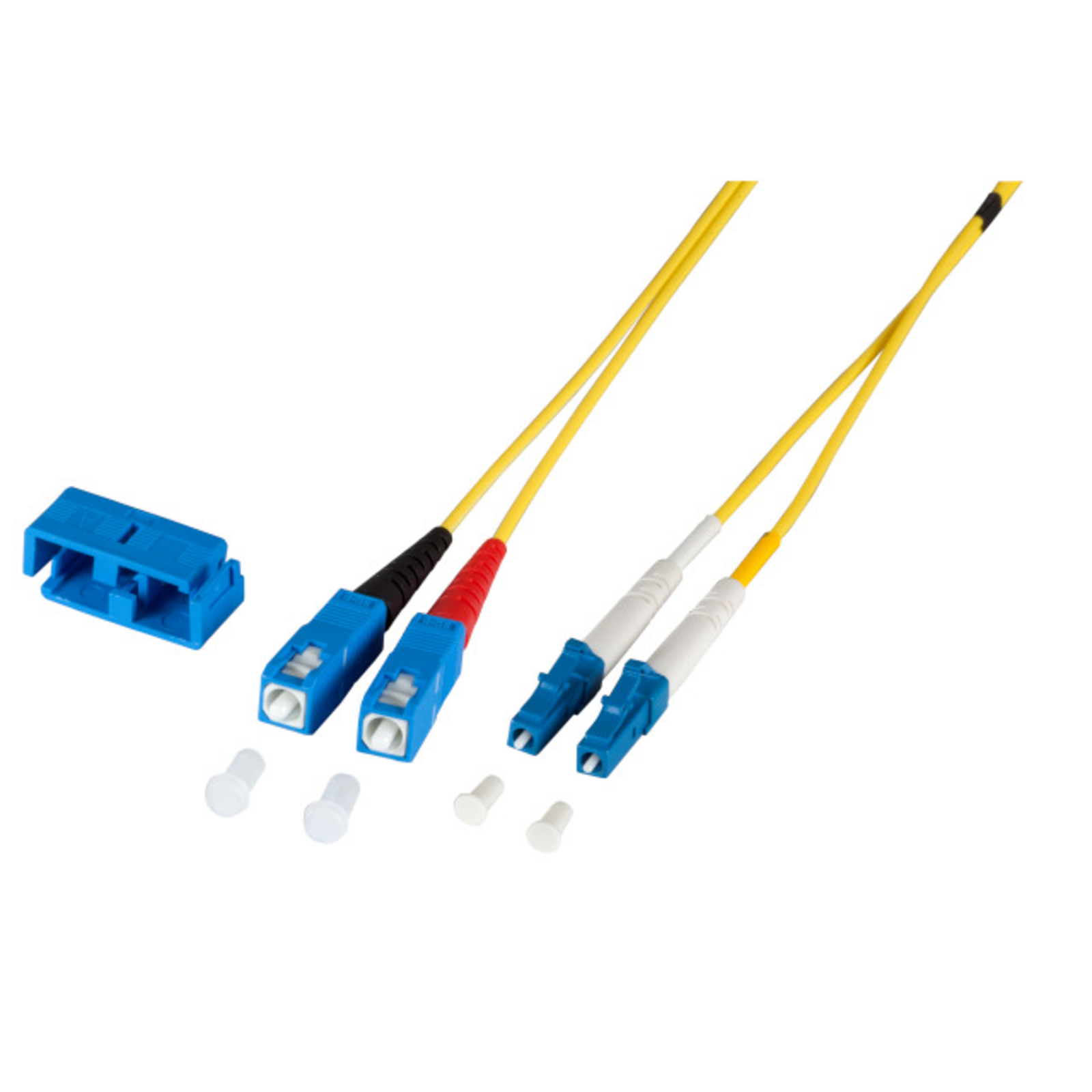 EFB Elektronik O0360.3 Duplex Jumper LC-SC 9/125 OS2 LSZH Yellow 2.0mm 3 M