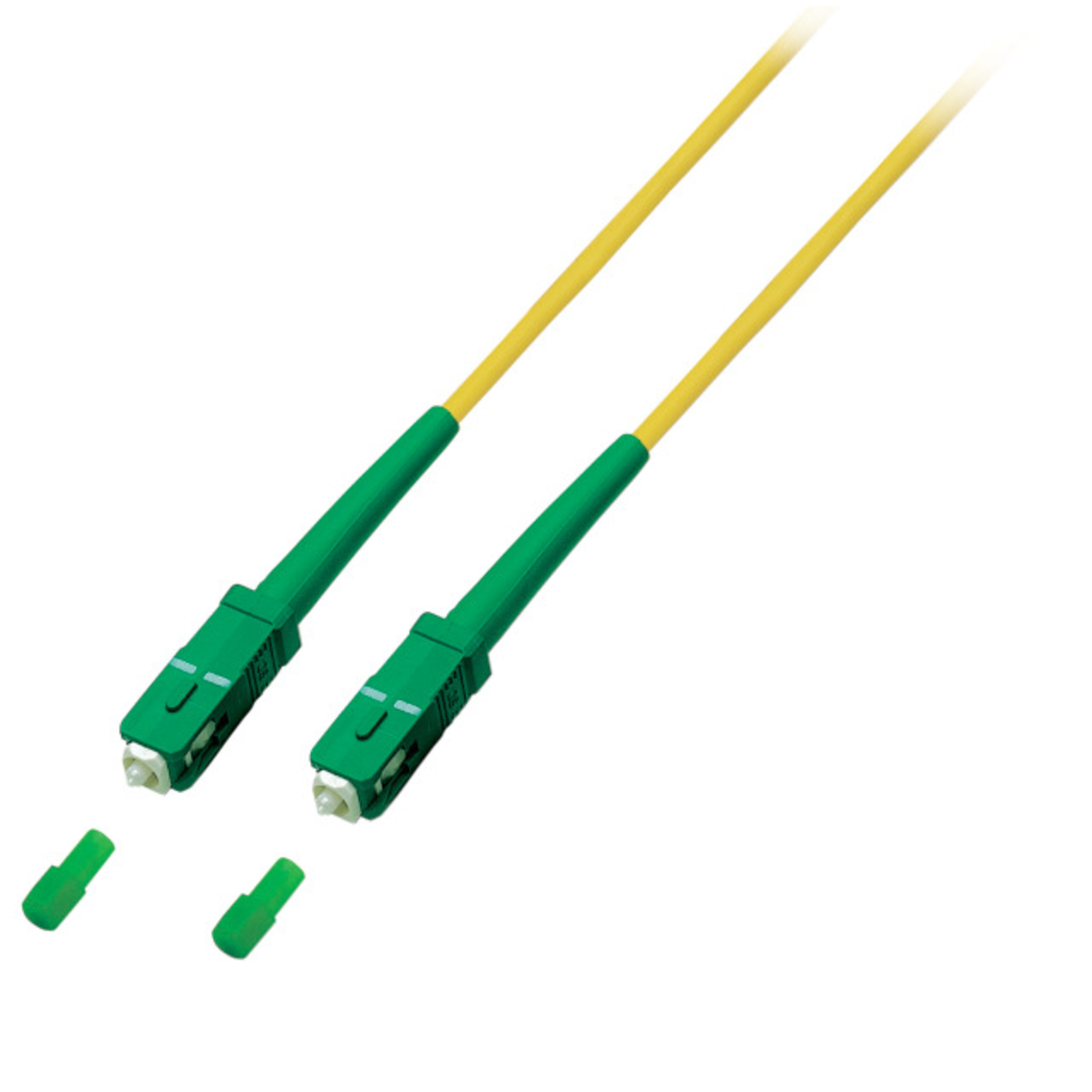 EFB Elektronik Simplex Jumper SC/APC-SC/APC 9/125 OS2 LSZH Yellow 3.0mm 15 M