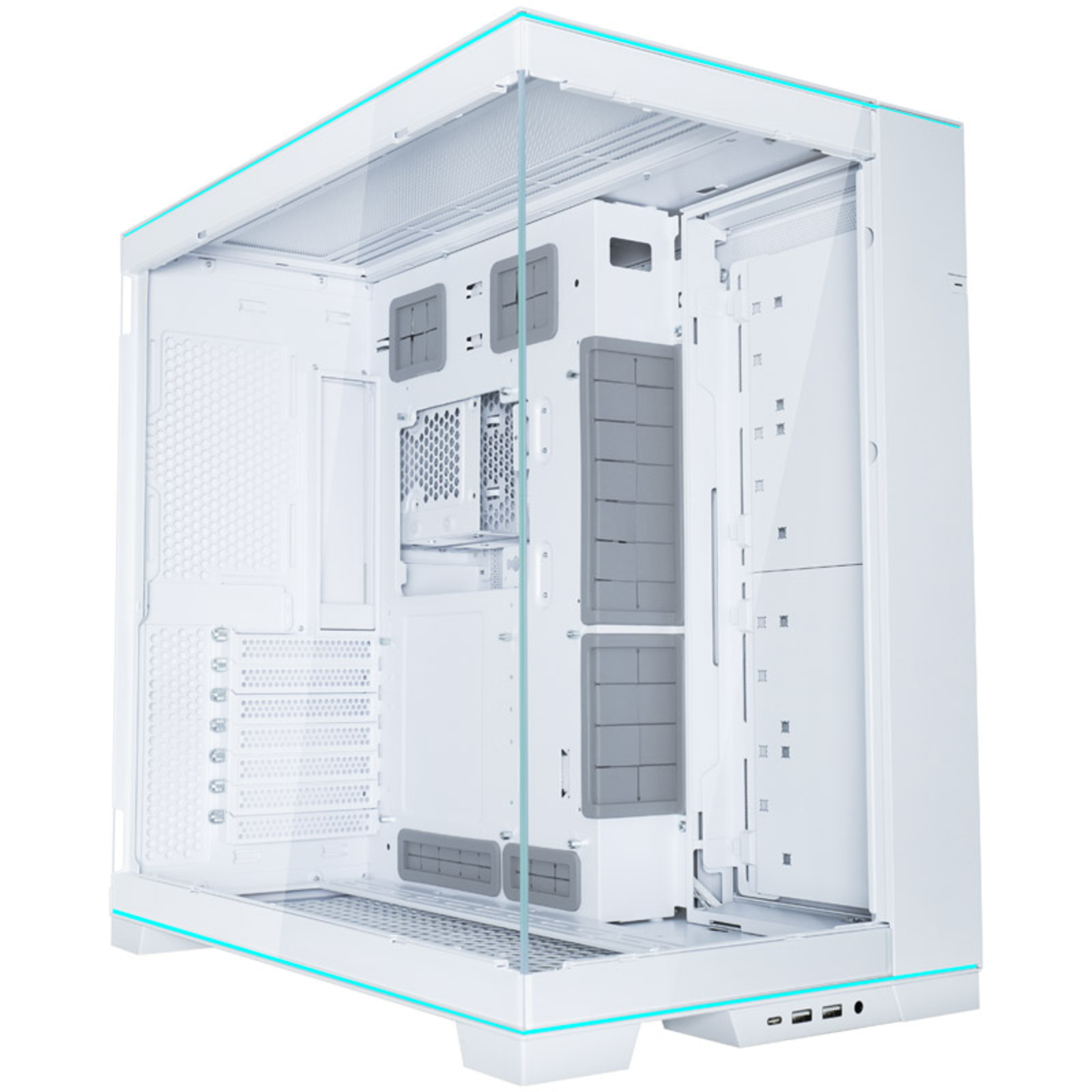 Lian Li EVO RGB Tempered Glass White