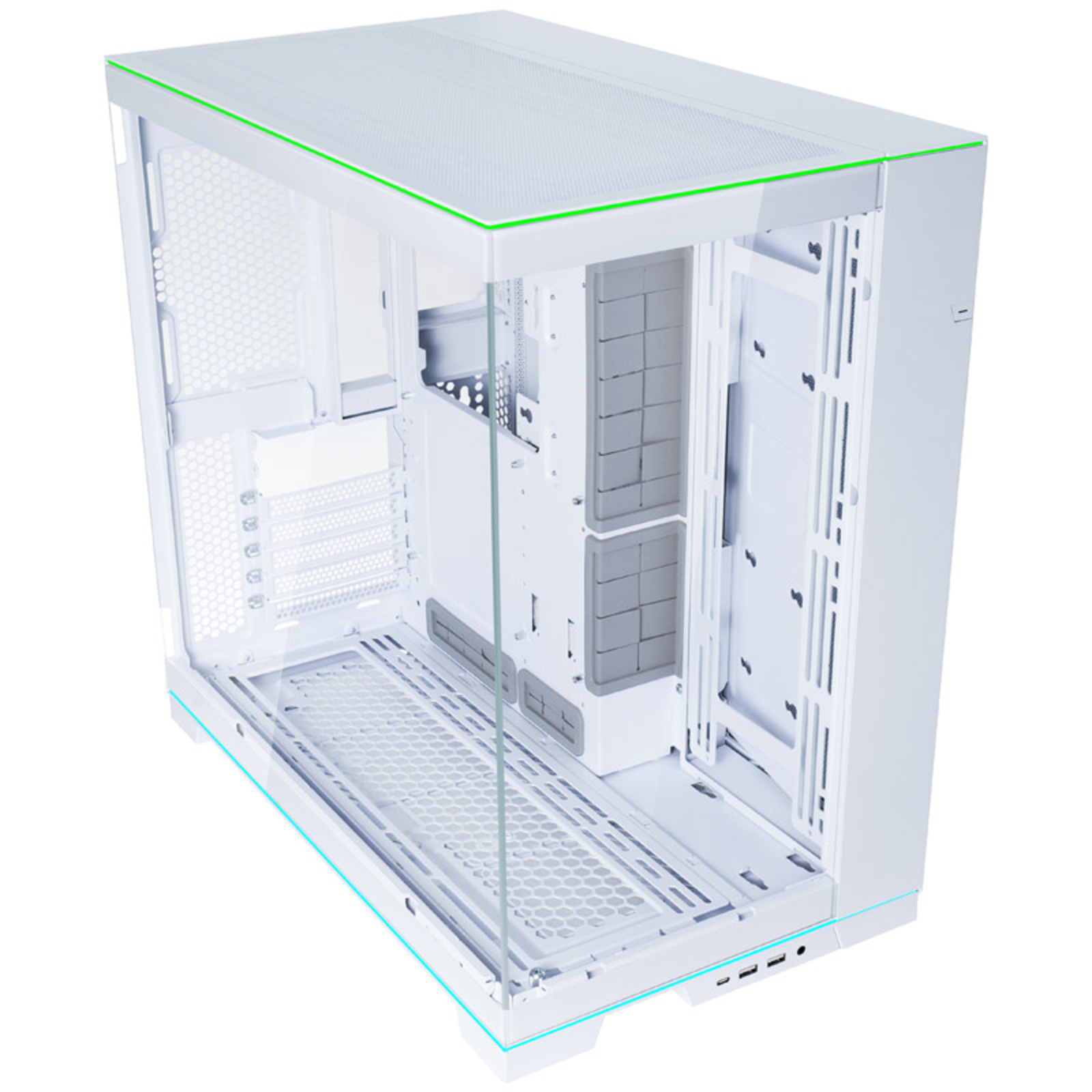 Lian Li EVO RGB Tempered Glass White