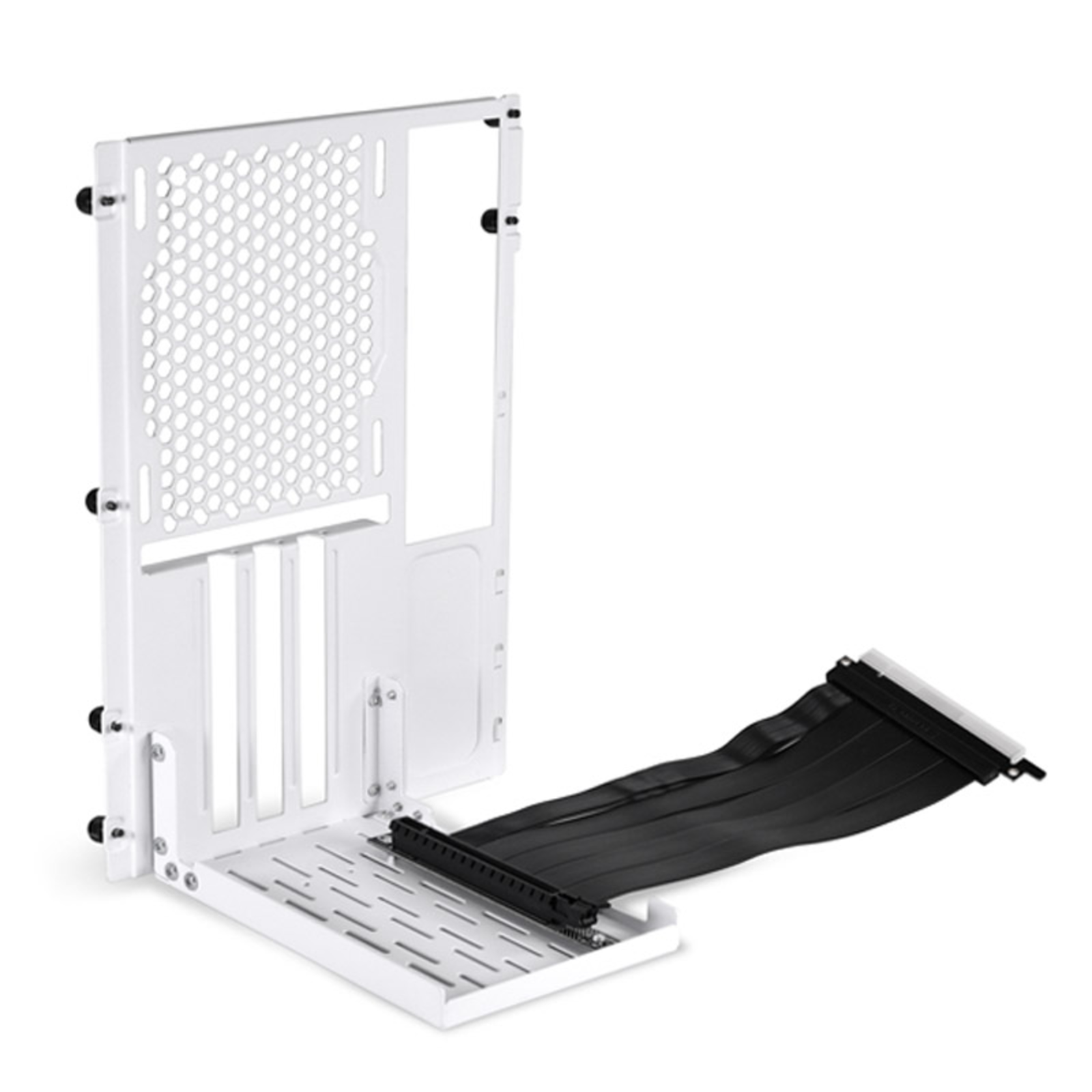 Lian-Li PCIe 4.0 16X Riser Kit for O11 Dynamic Mini with Vertical Bracket And 20cm Cable (White)