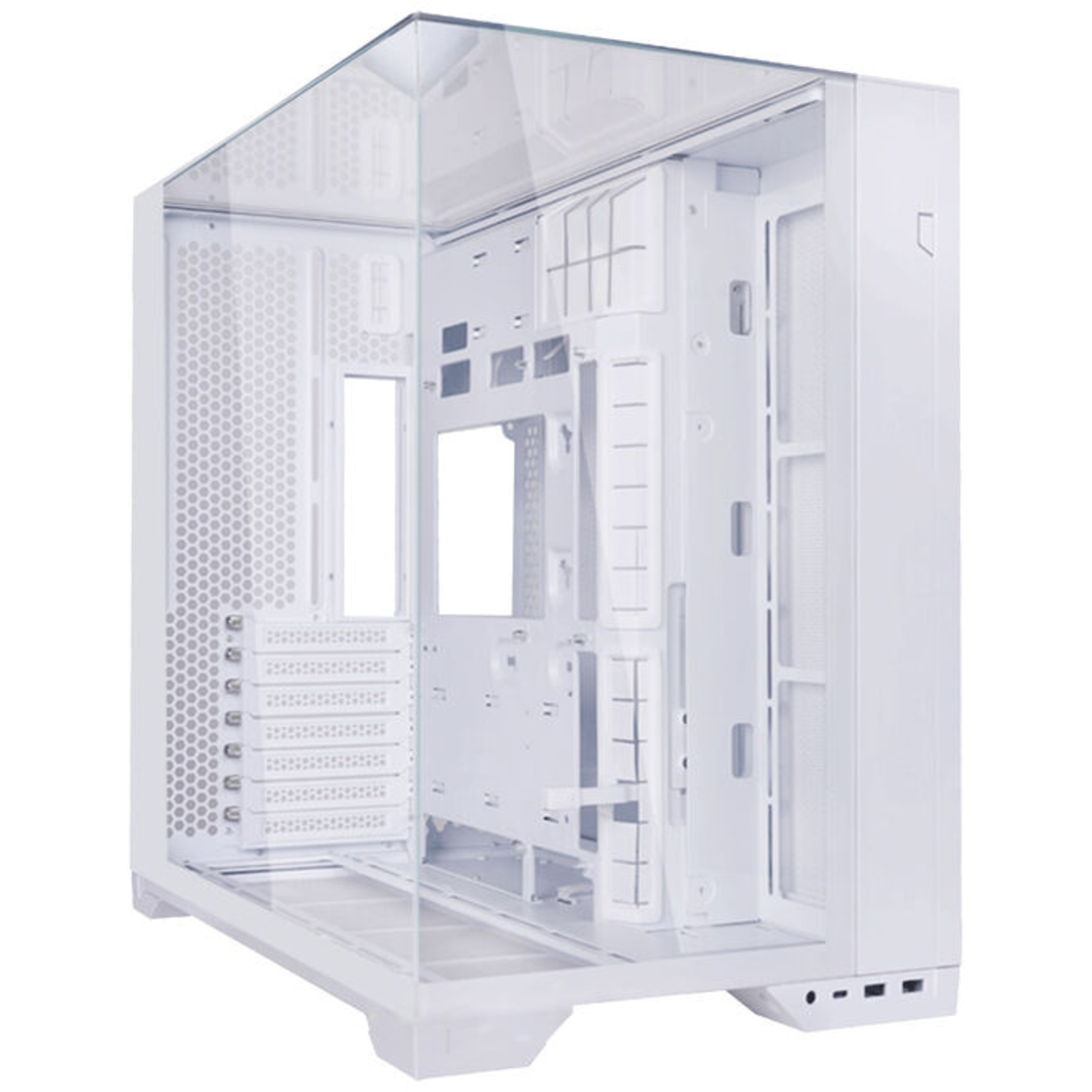 Lian Li O11 Vision Compact Midi Tower E-ATX Tempered Glass White PC Case Gaming