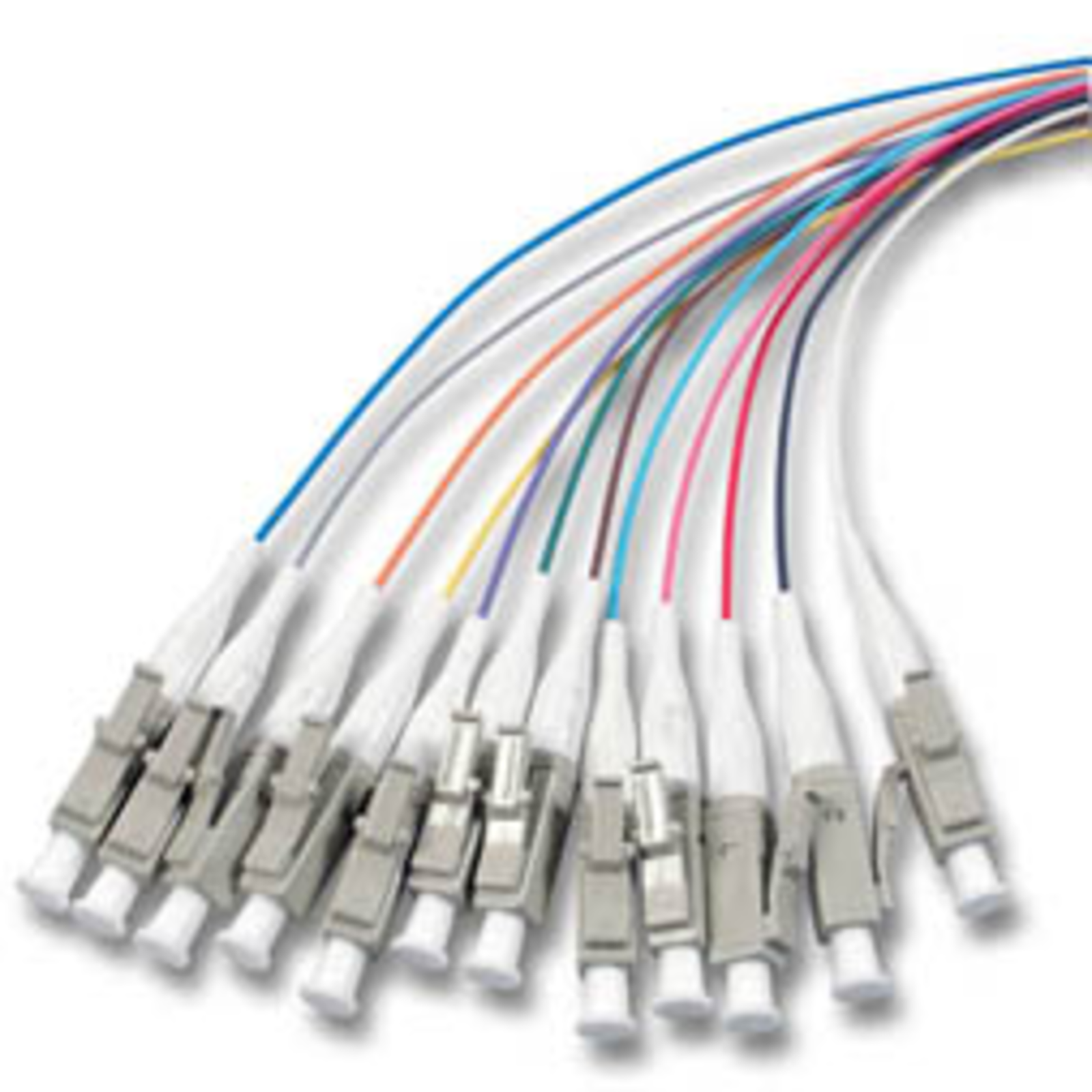 EFB Elektronik O3482.2 Fibre Pigtail LC 12 Pigtails 50/125 OM3 2 M