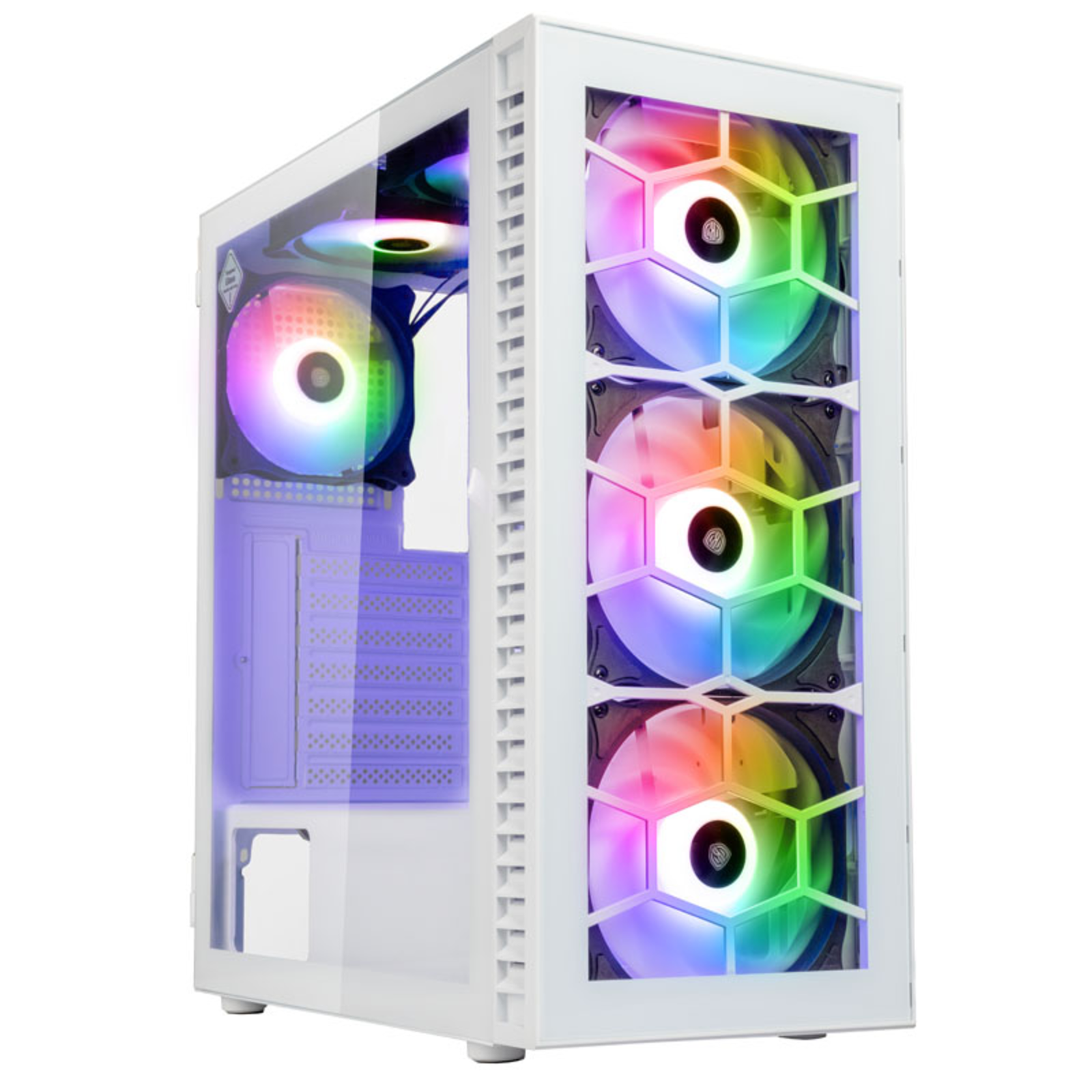 Kolink Observatory HF Glass ARGB Midi-Tower White
