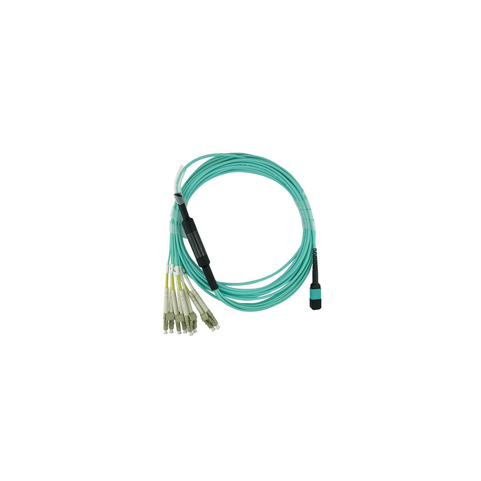 BlueOptics Chelsio OCTCABLE1M-SR Compatible MPO-4xLC Multimode OM3 Patch Cable 1m