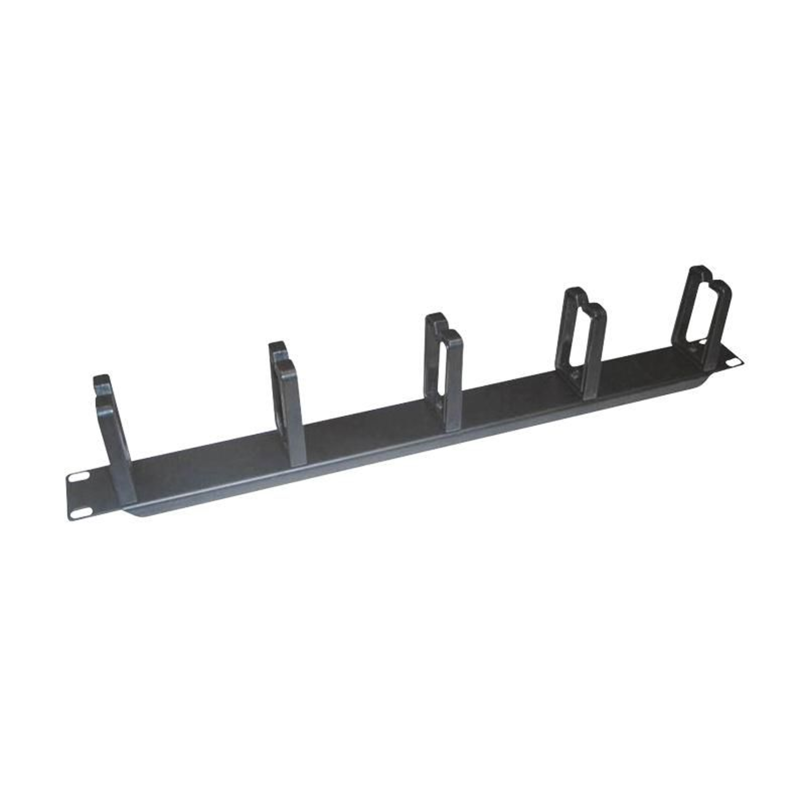 LogiLink Cable Guide Plate for Switch Cabinet RAL 9005 1U 48.3 Cm (19inch)