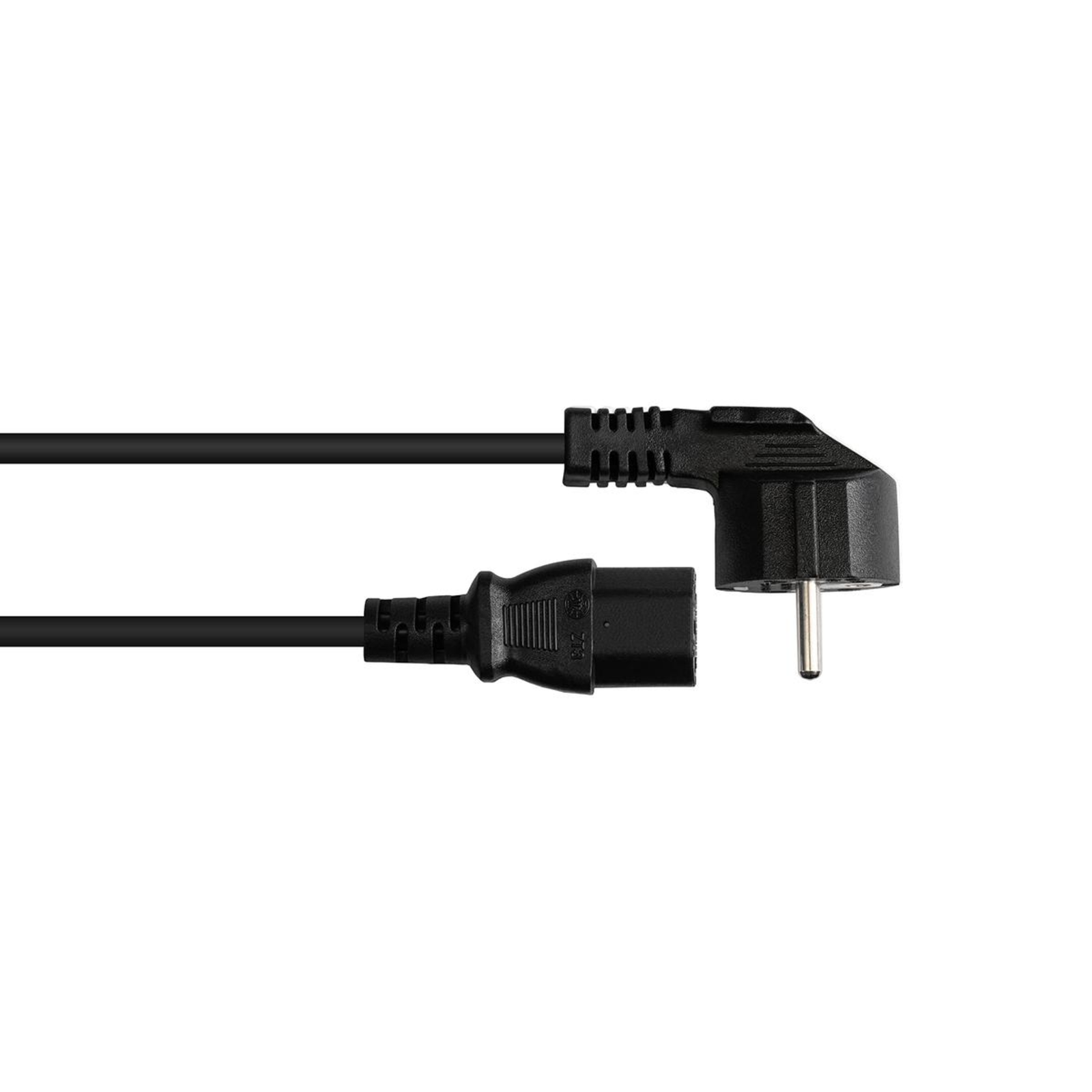 Good Connections Mains Cable Earthing Contact to C13 Straight Black 5 M