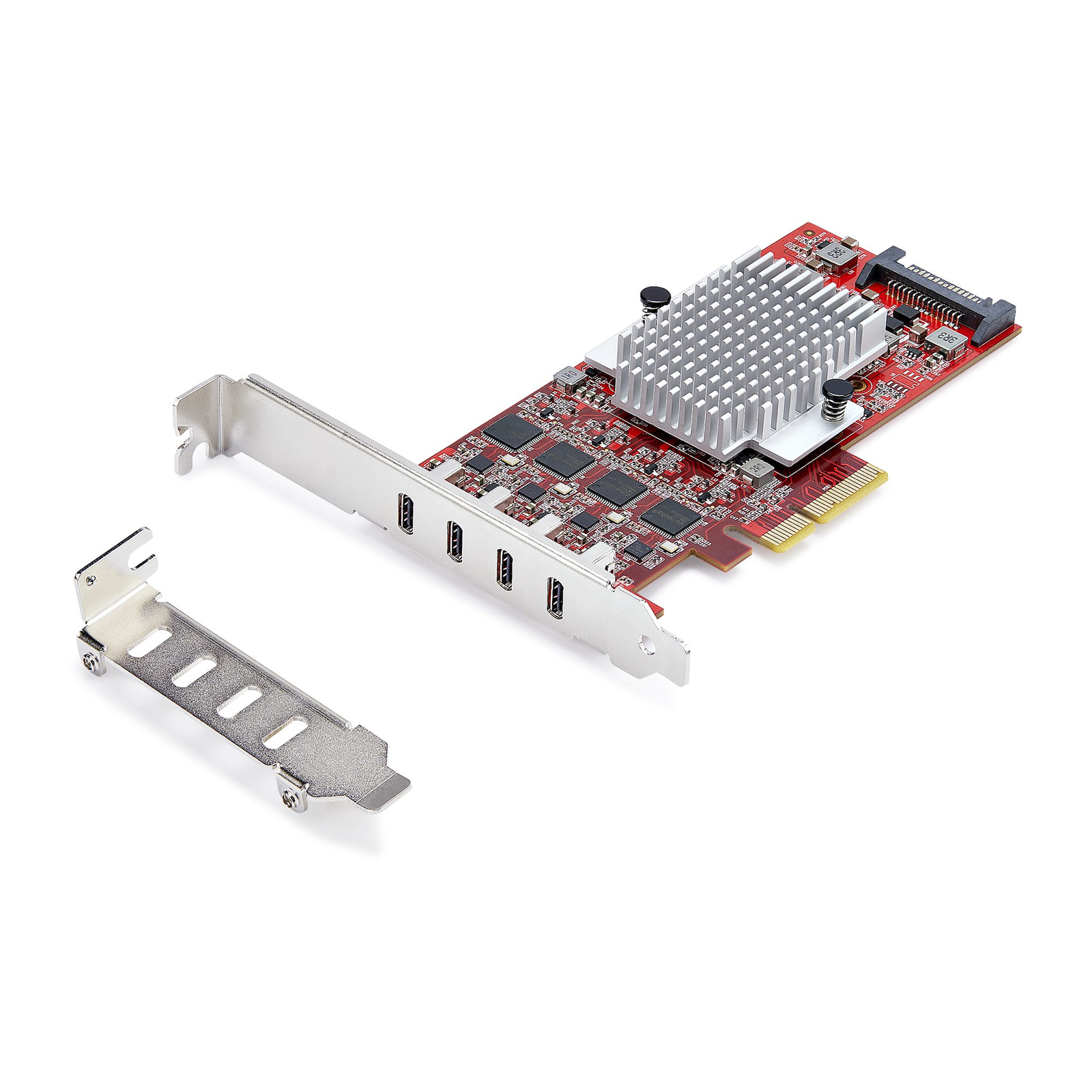StarTech 4-port USB Type-C PCIe Card USB-C 10Gb 4x Controllers TAA