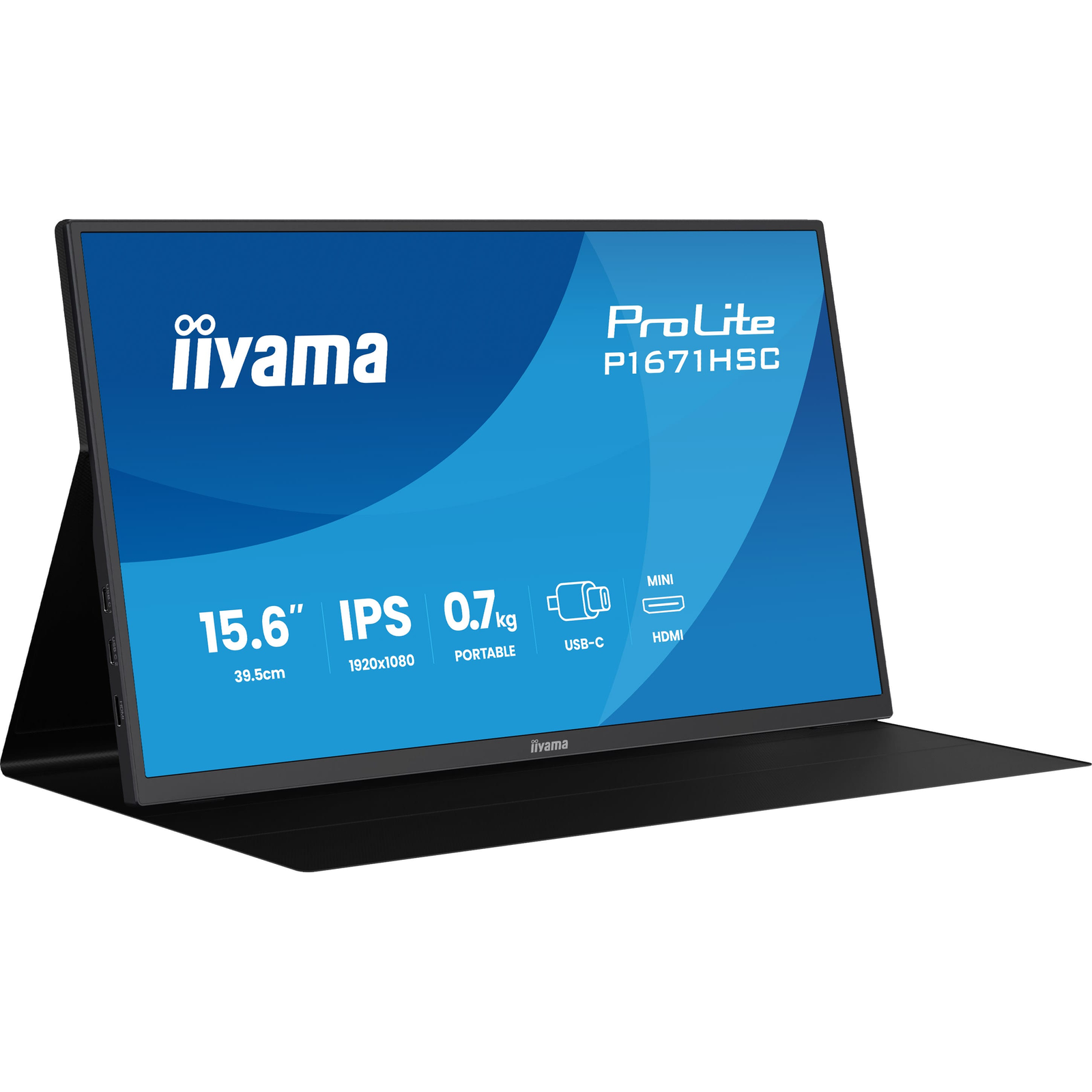 Iiyama ProLite P1671HSC-B1 LED Monitor 39.6 Cm (15.6inch)