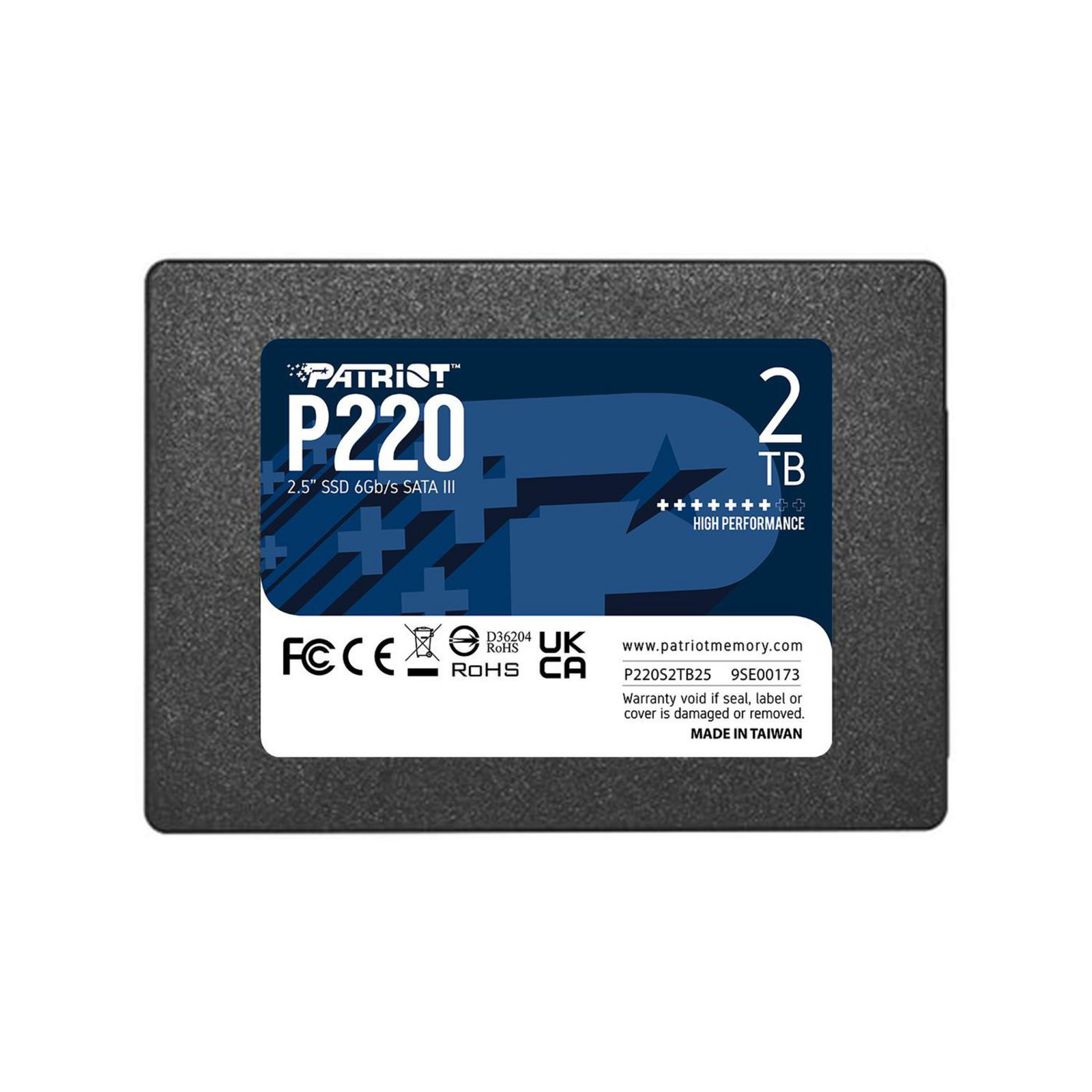Patriot Memory P220 2 TB Black SATA III 6 Gb S 2.5