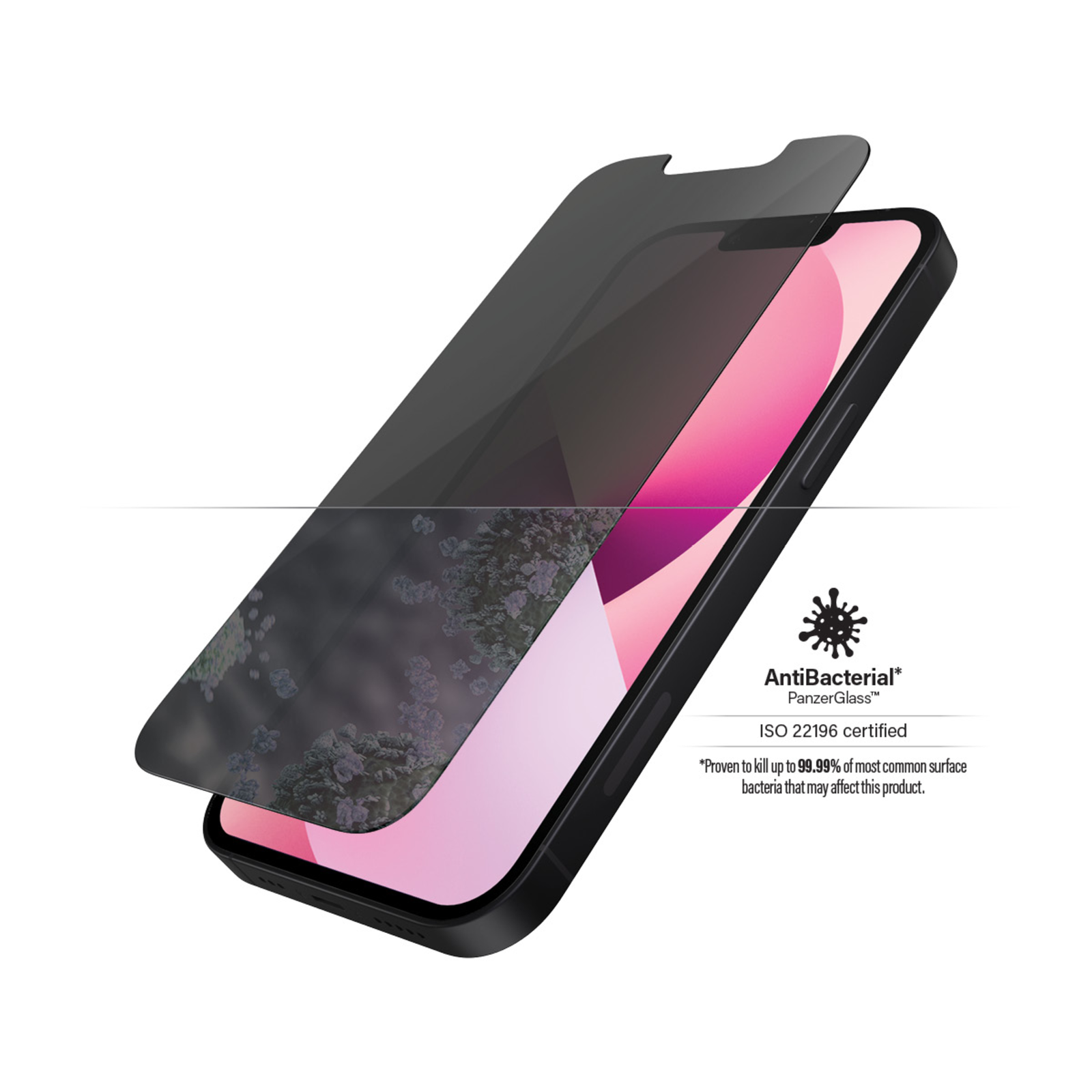 PanzerGlass Mobile Phone Screen Predector Glass with Privacy Filter for IPhone 13 Mini
