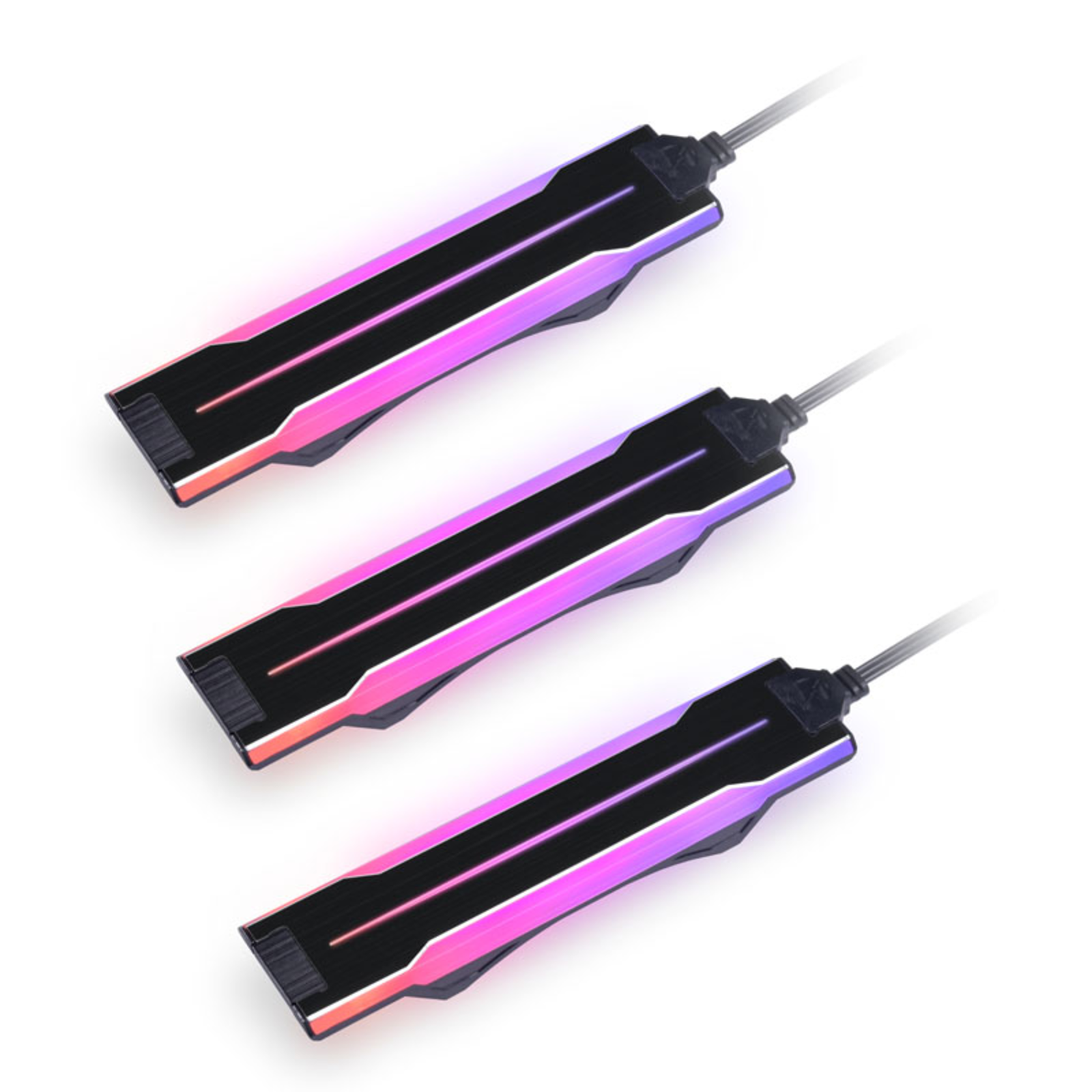 Lian Li UNI FAN P28 Side ARGB Strip 3-pack Black