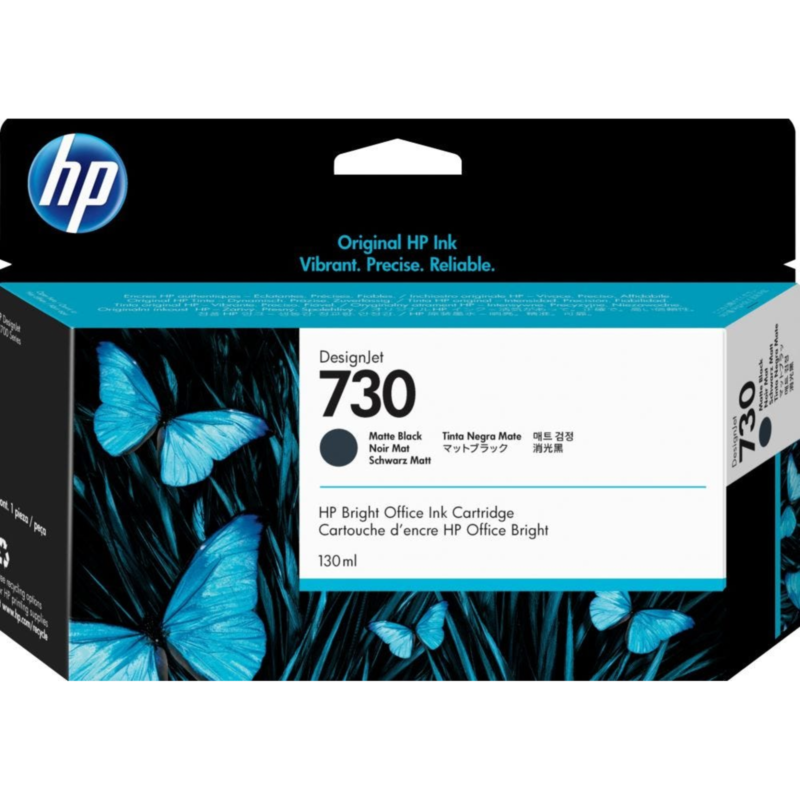 HPI 730 DesignJet Printer Cartridge matte Black 130 Ml Standard Yield Ink