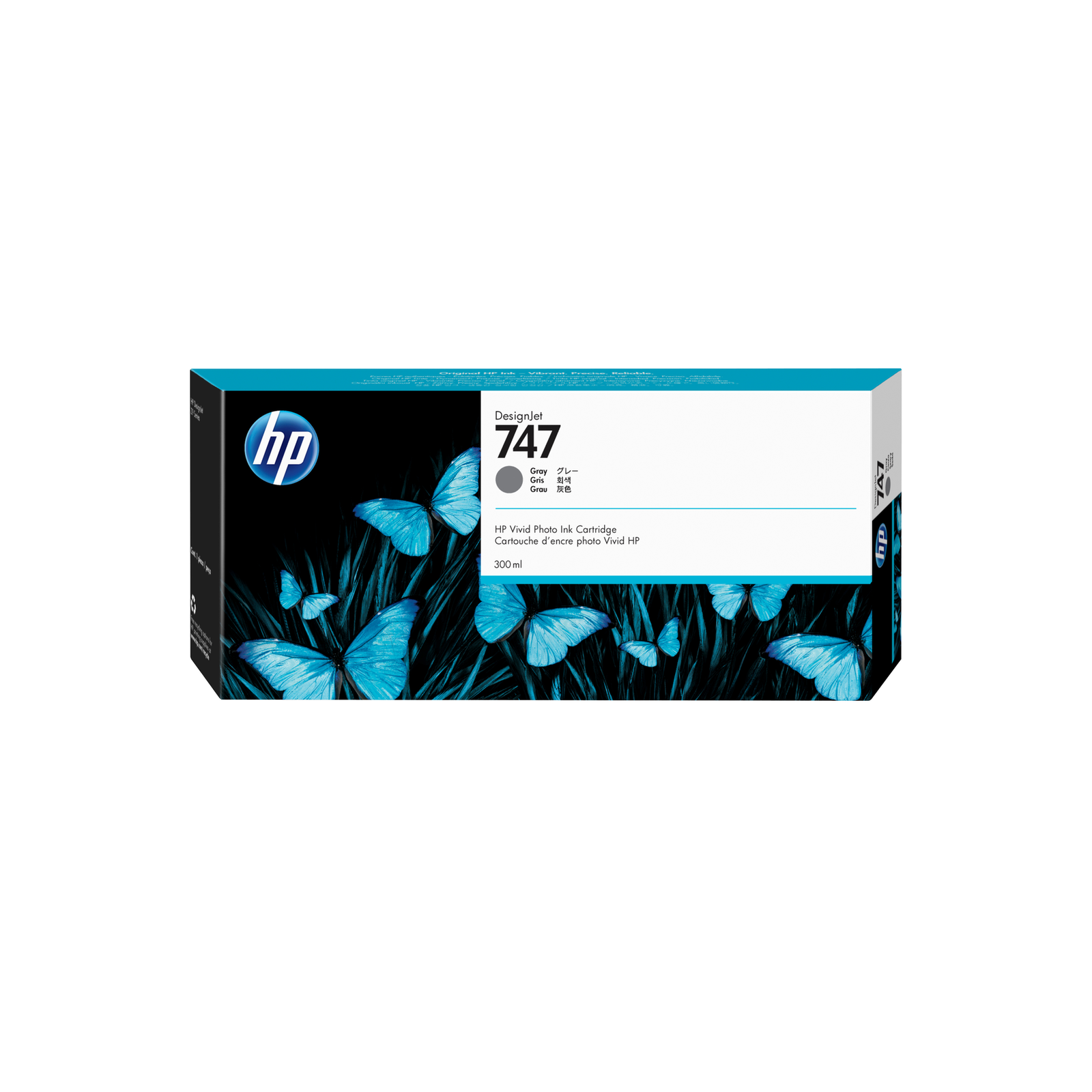 HPI 747 Grey DesignJet Ink Cartridge 300 Ml 300 Ml