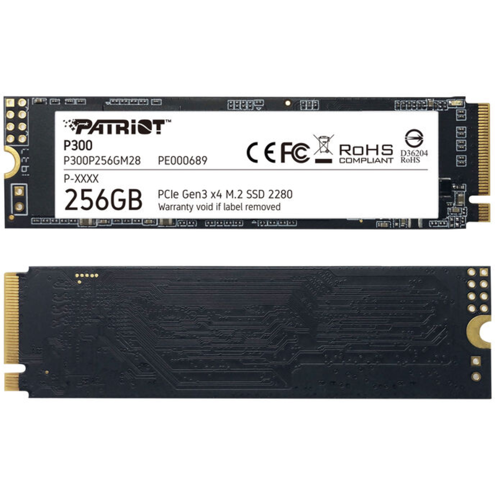 Patriot Memory P300 256 GB PCIe 3.0 X4 NVMe 1.3 M.2 2280