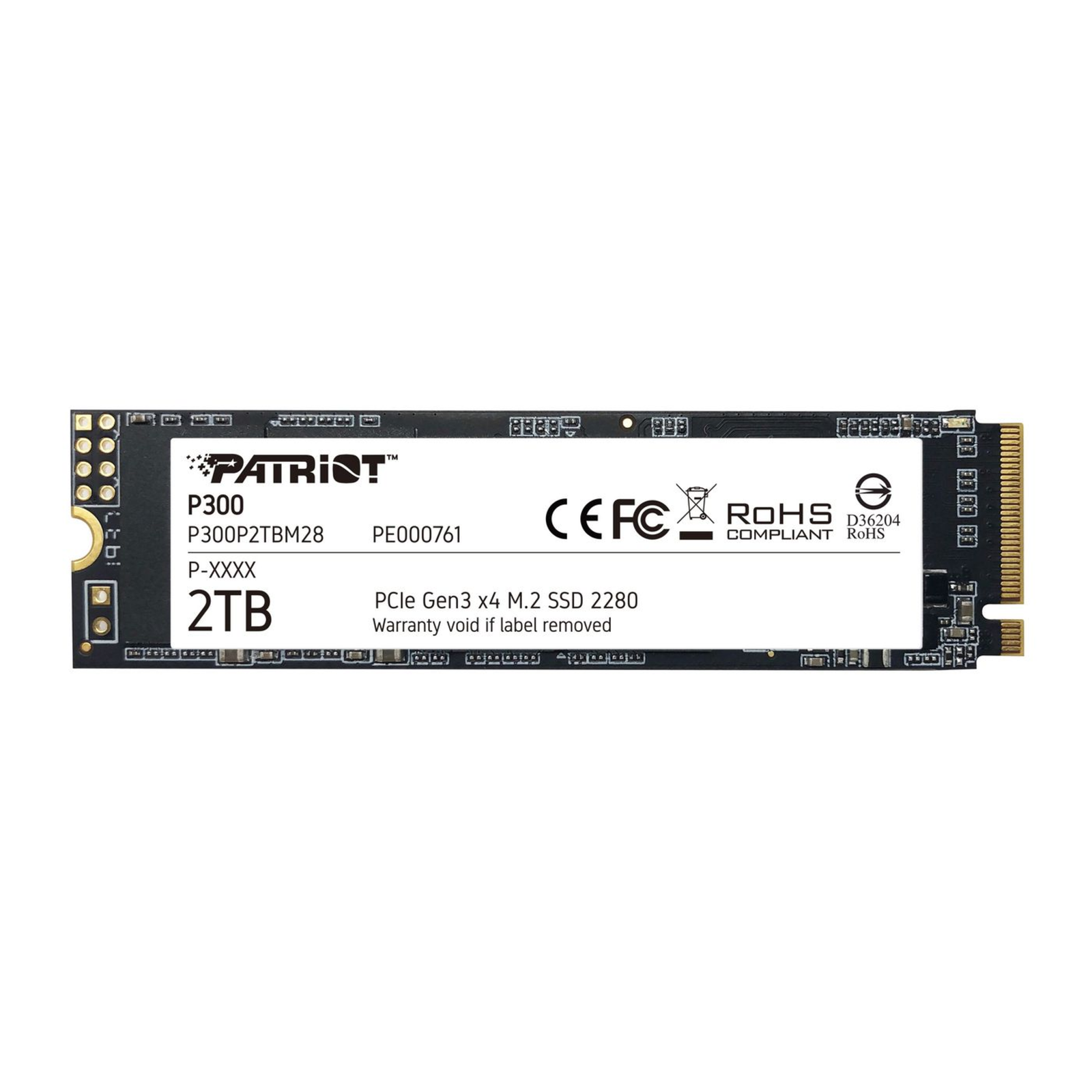 Patriot Memory P300 2TB M2 2280 PCI-Ex4 Gen3 NvME SSD